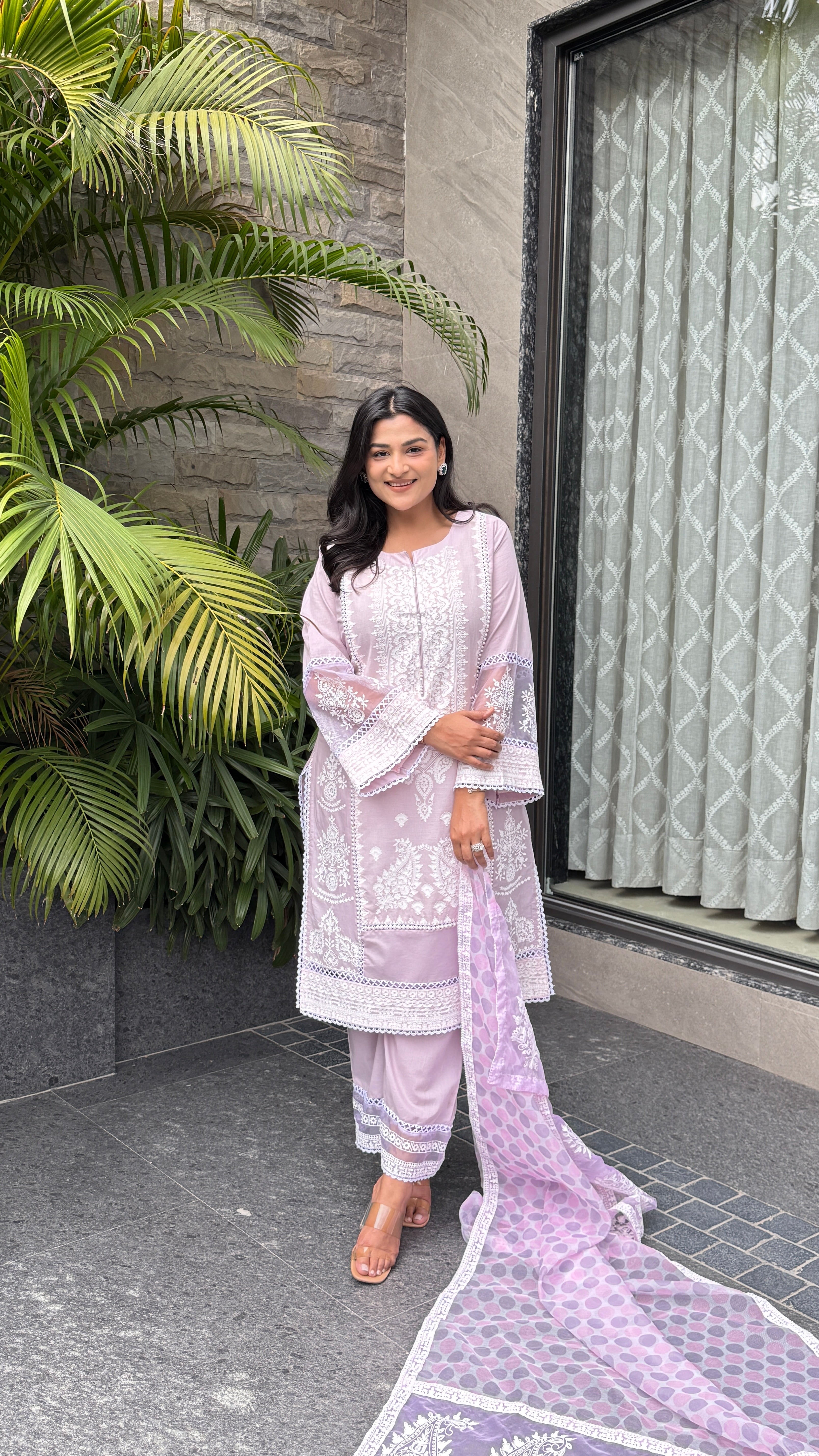 Krachi Pink Suit Set