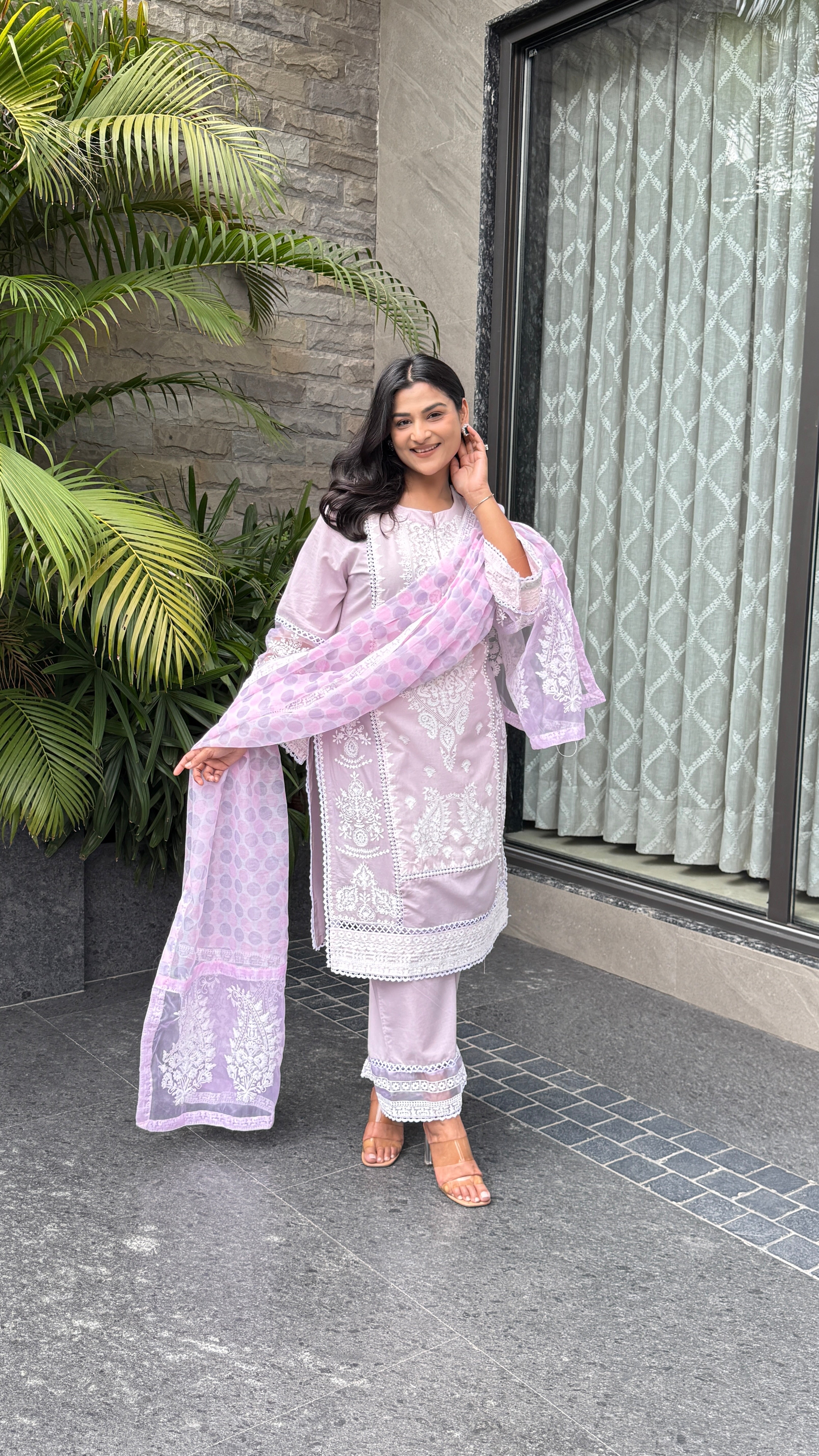 Krachi Pink Suit Set