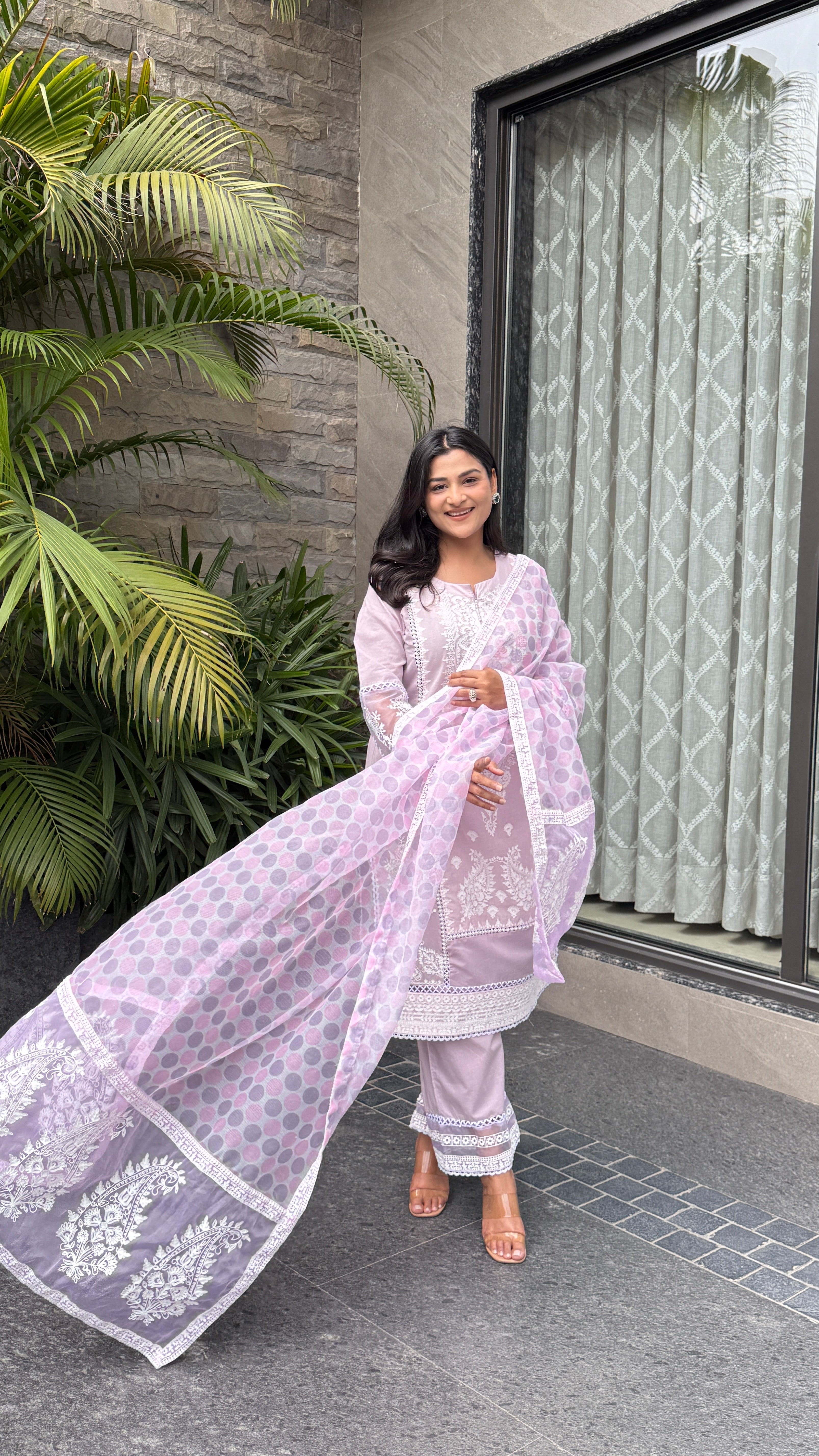 Krachi Pink Suit Set