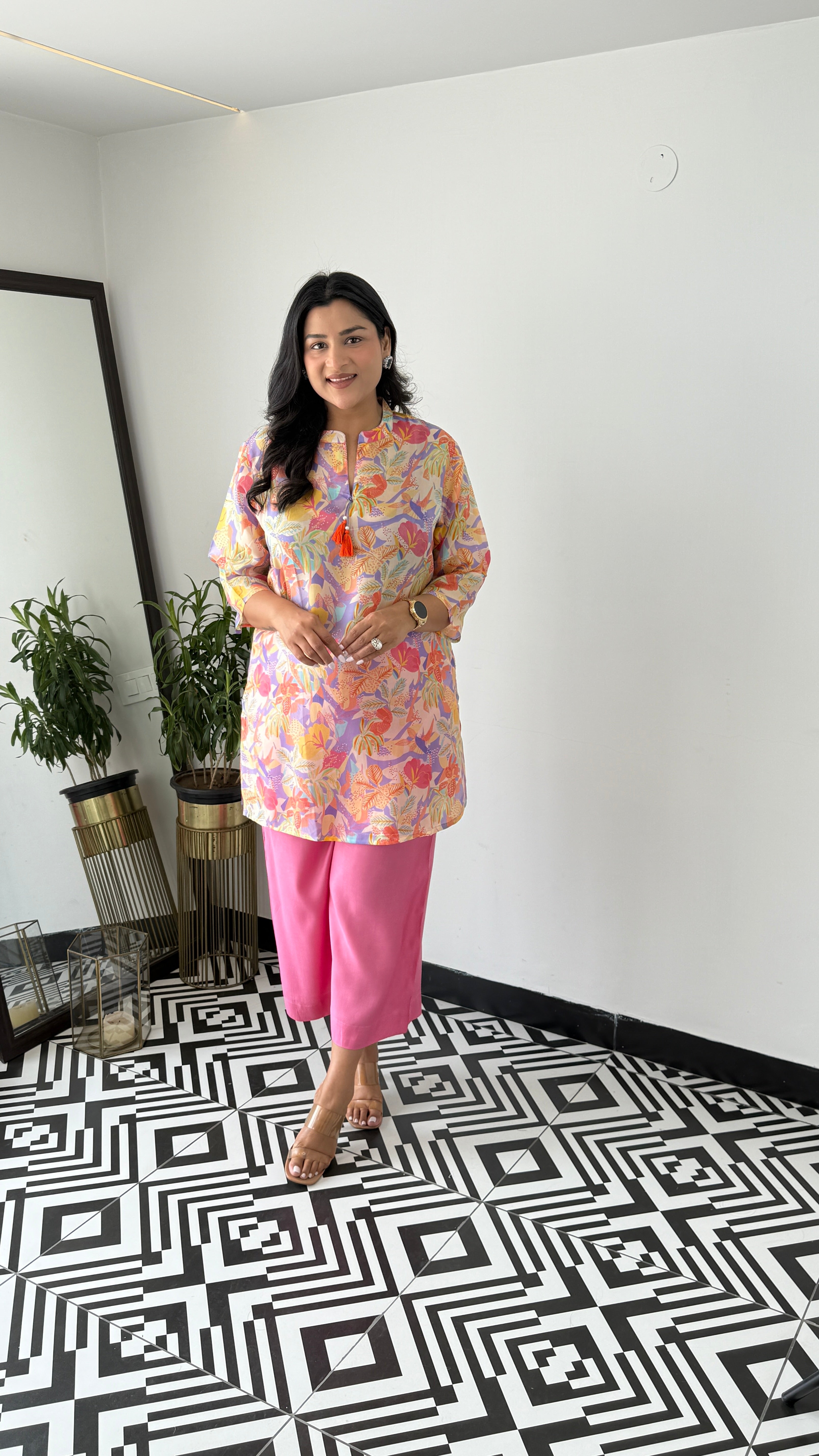 Melange Violet Multiprint Cord Set