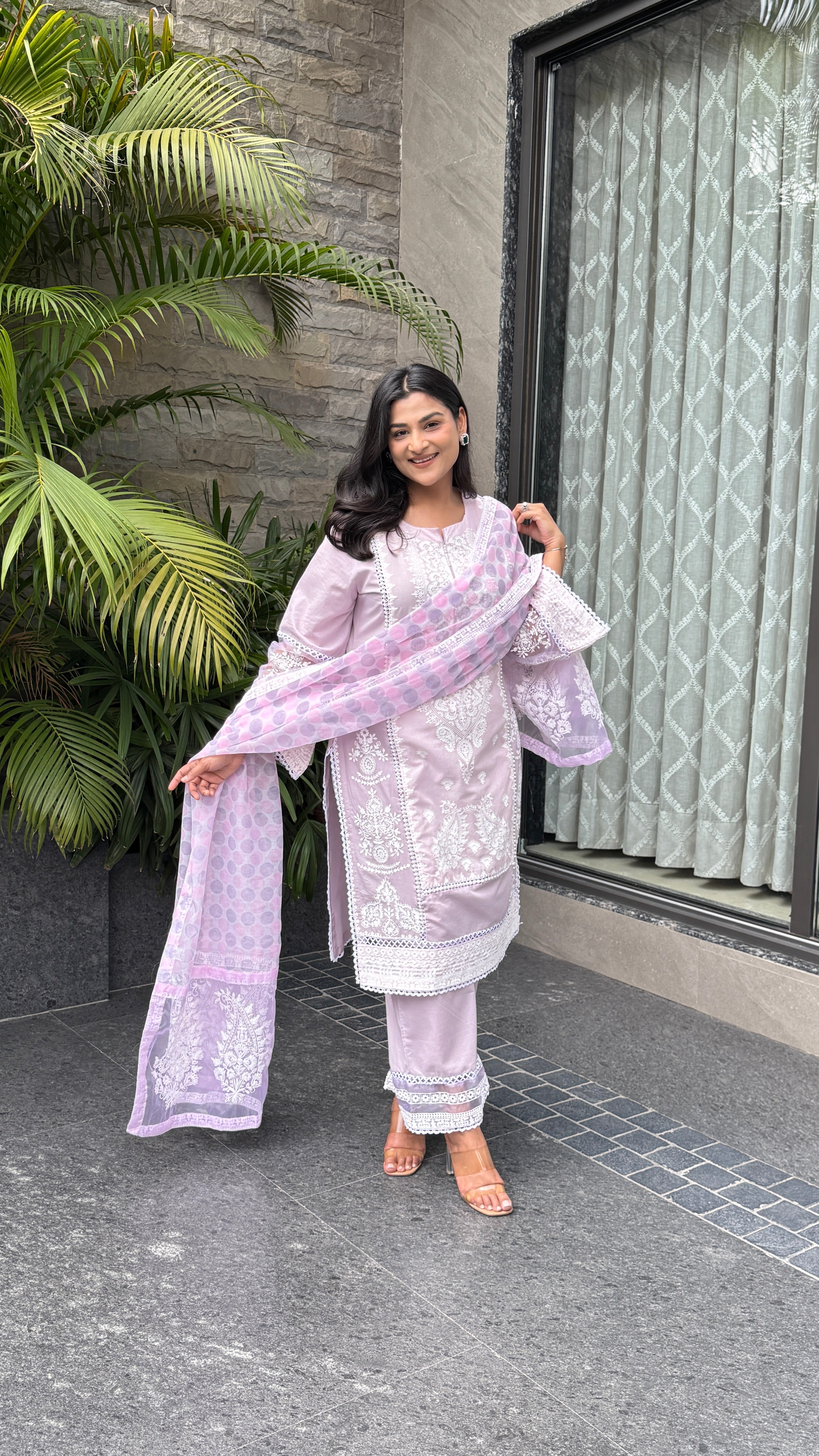 Krachi Pink Suit Set