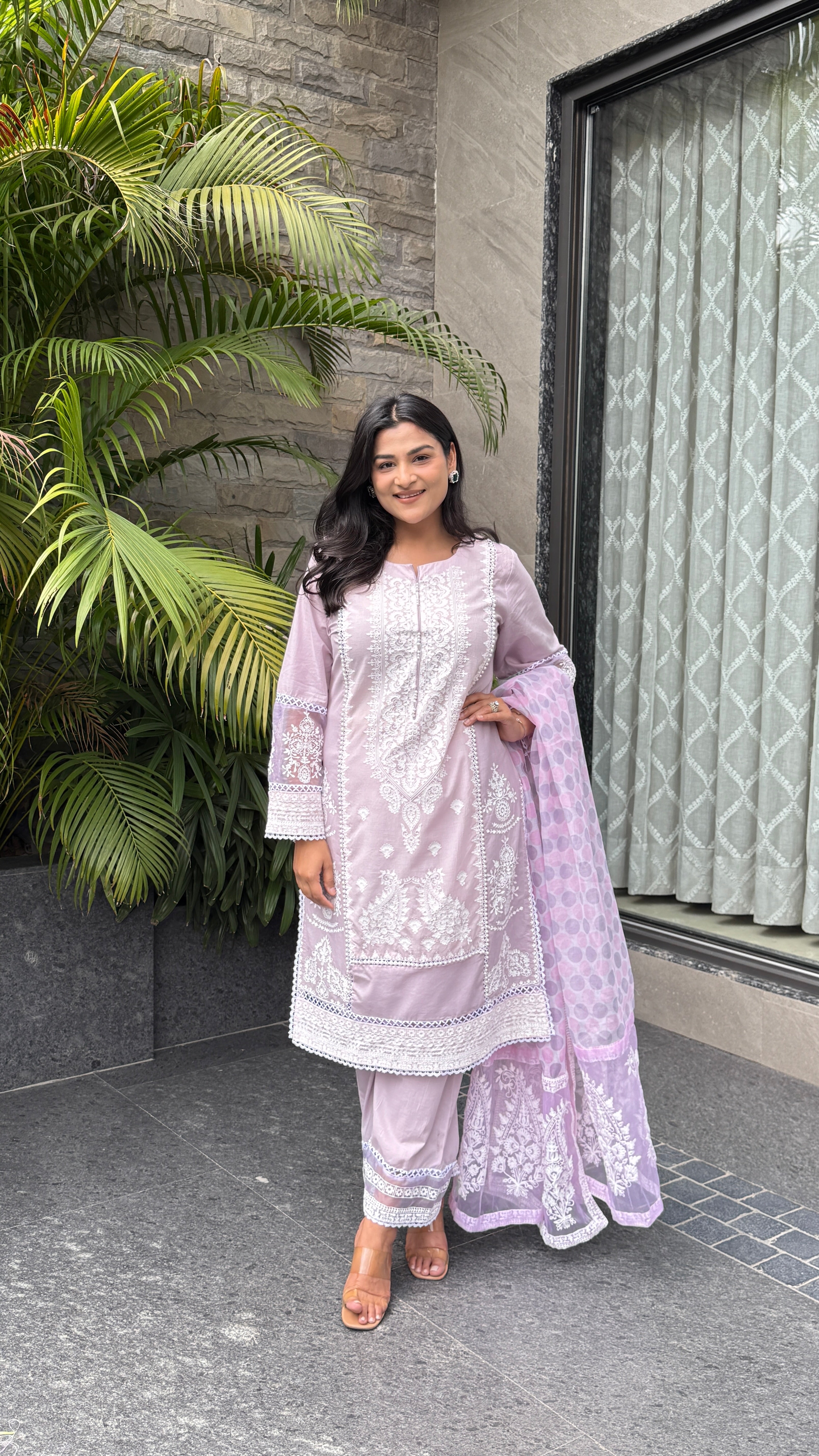 Krachi Pink Suit Set