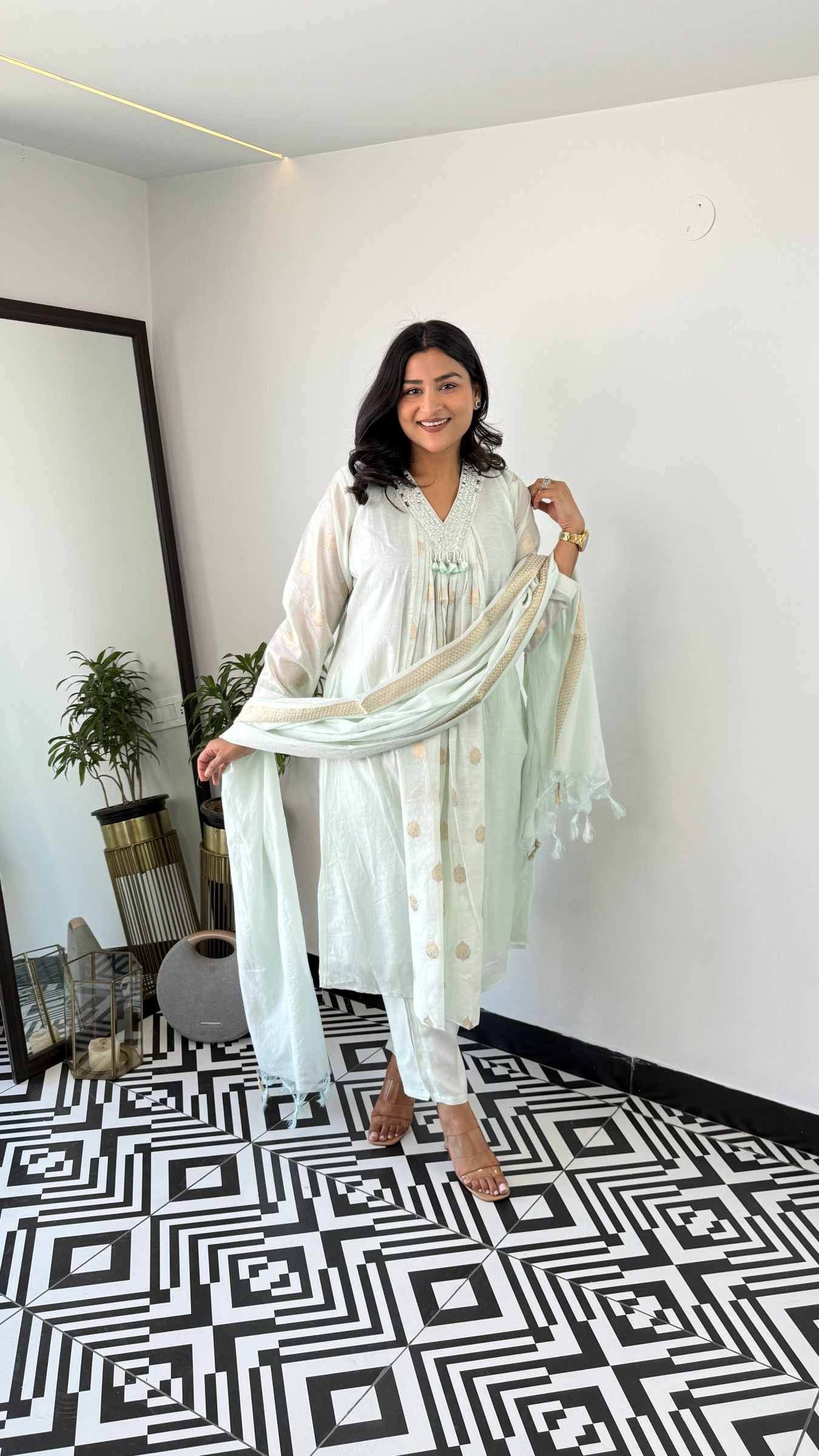 Aasma Green Suit Set