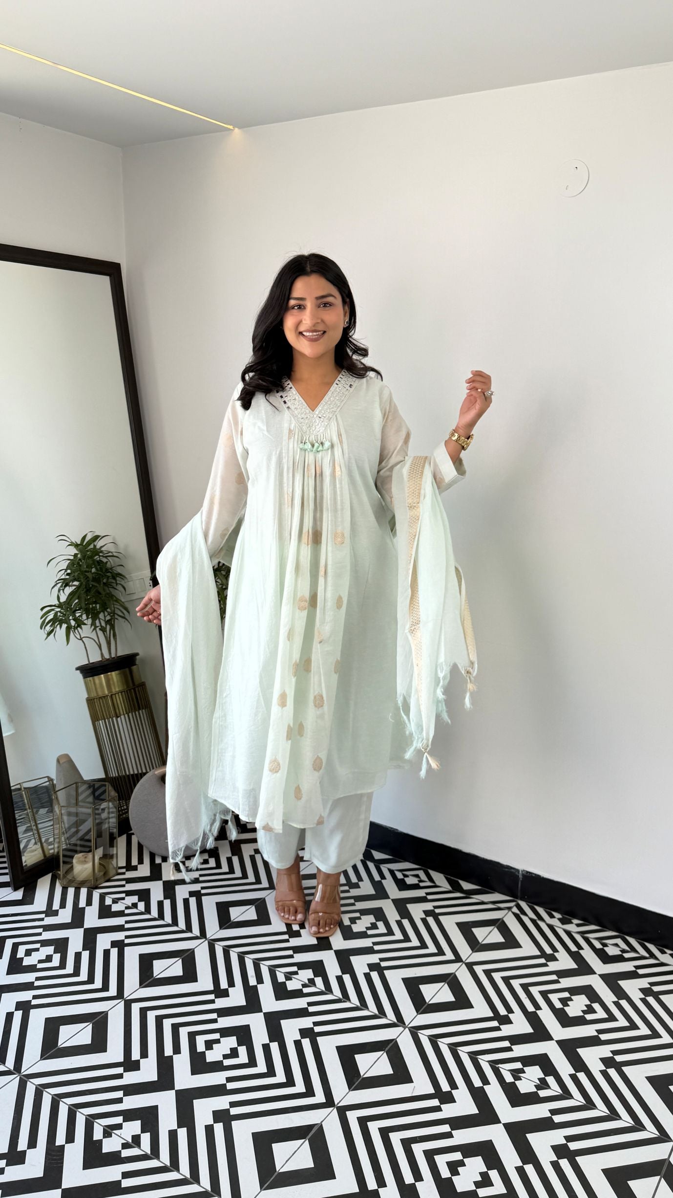 Aasma Green Suit Set