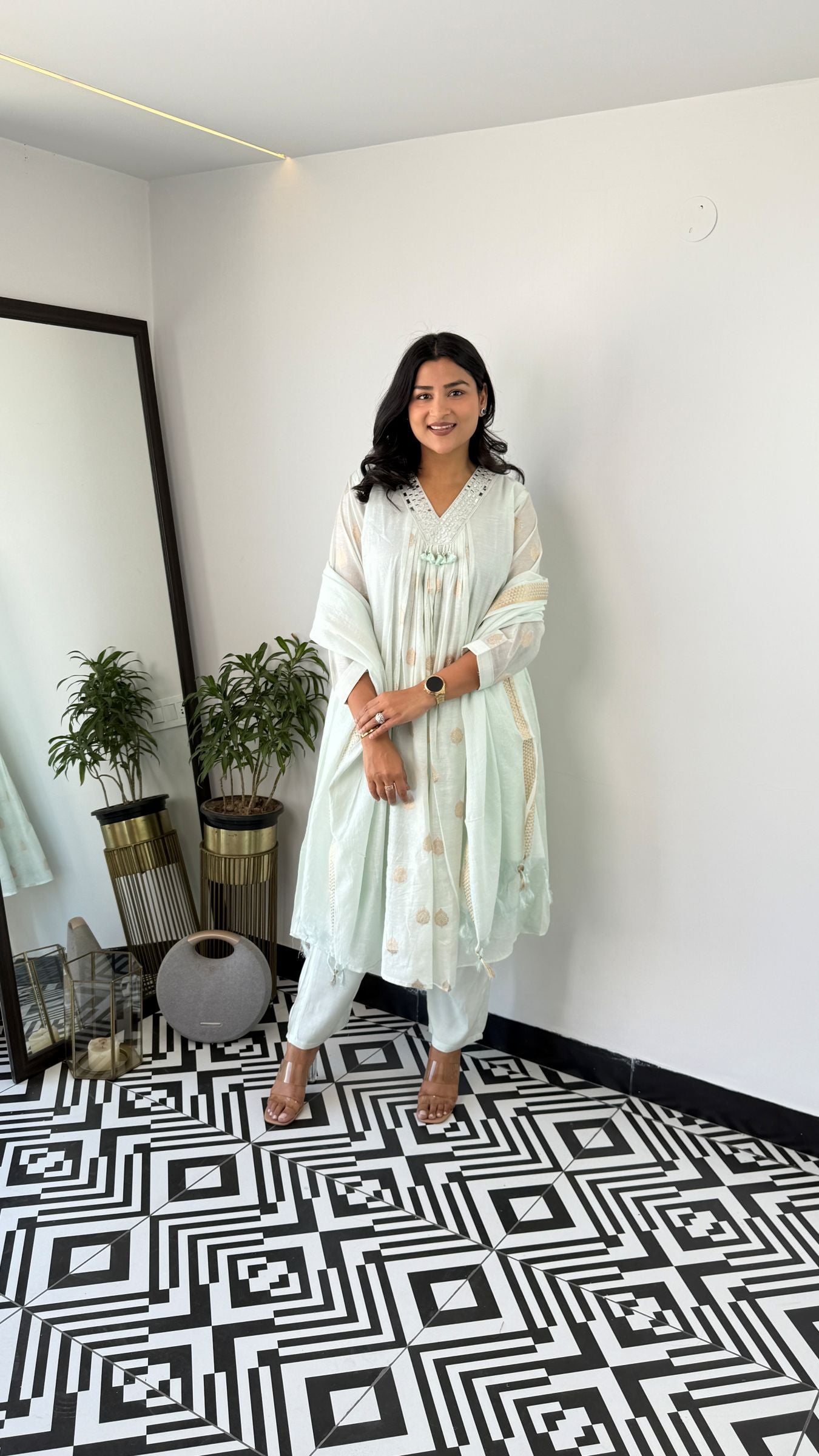 Aasma Green Suit Set