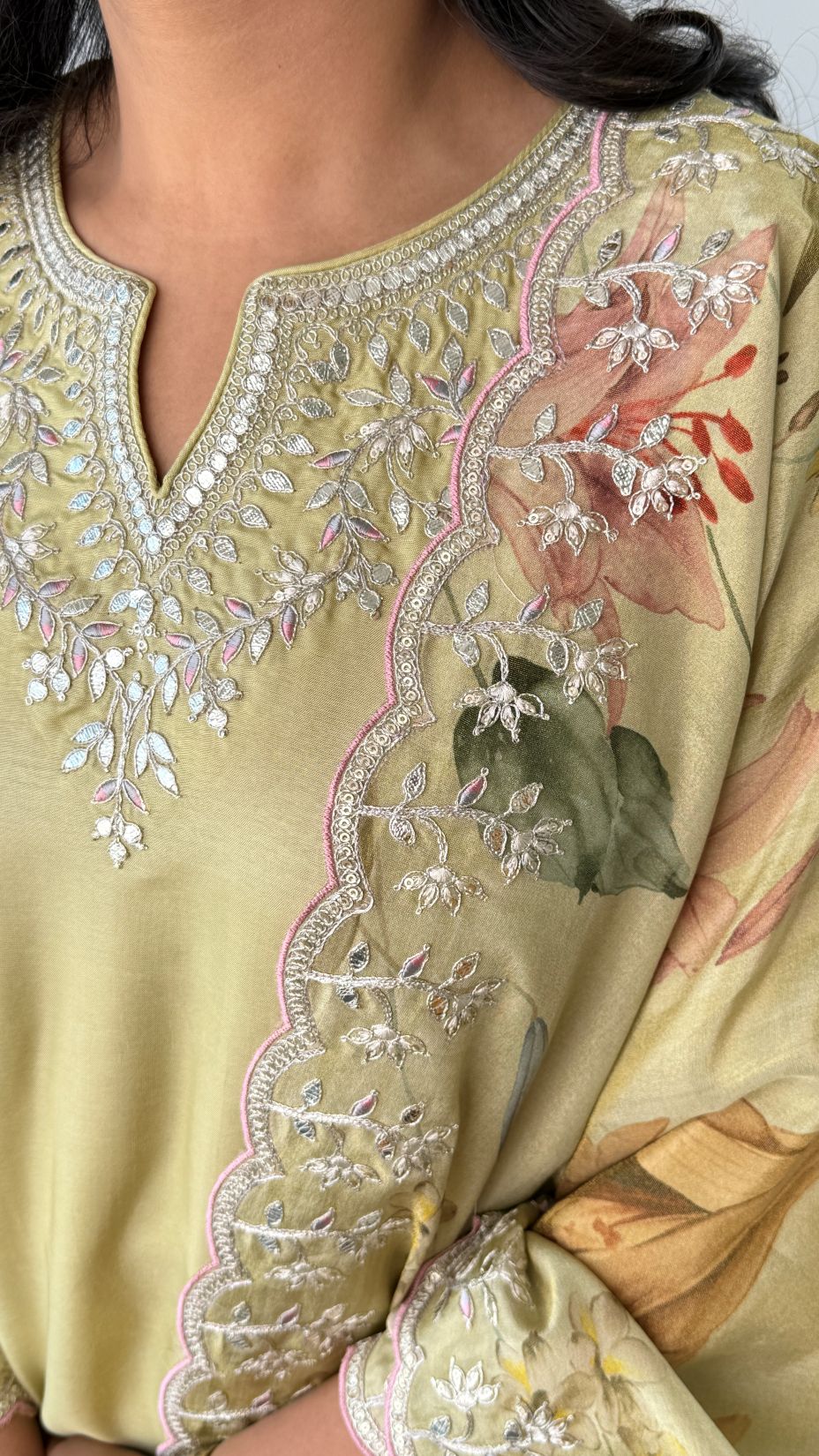 Amal Green suit Set