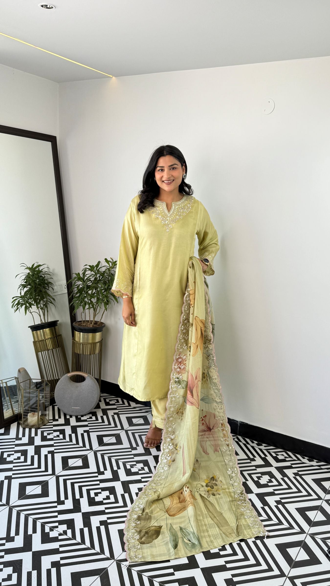 Amal Green suit Set