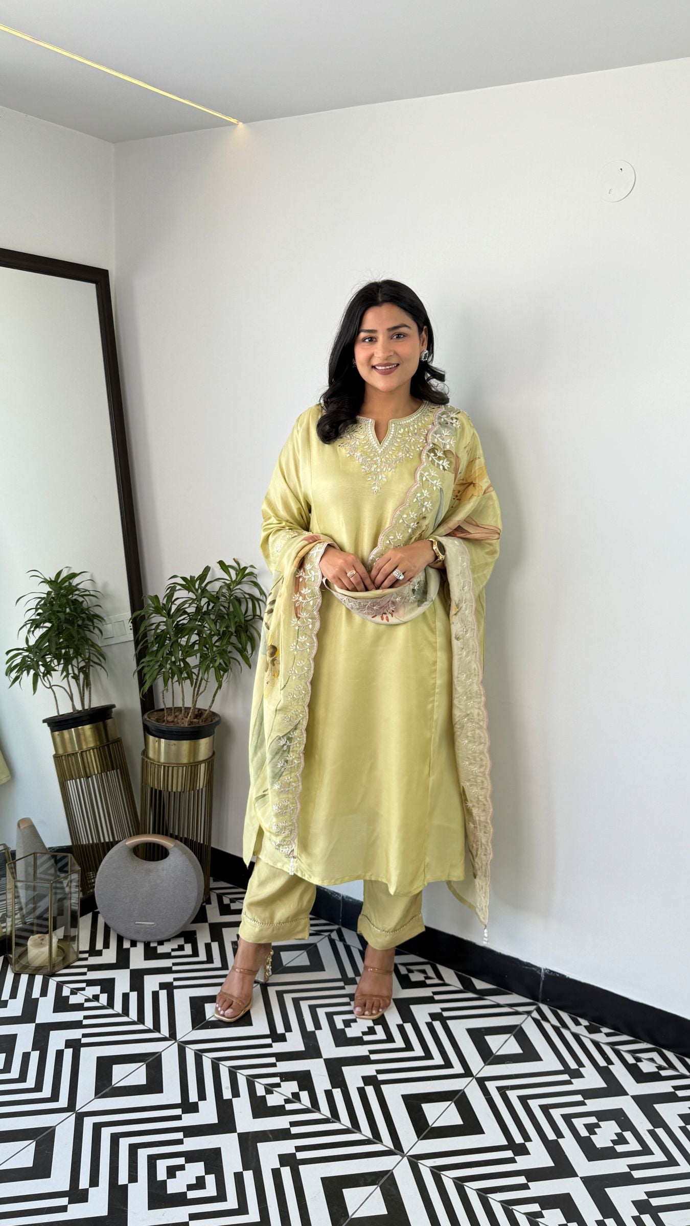 Amal Green suit Set