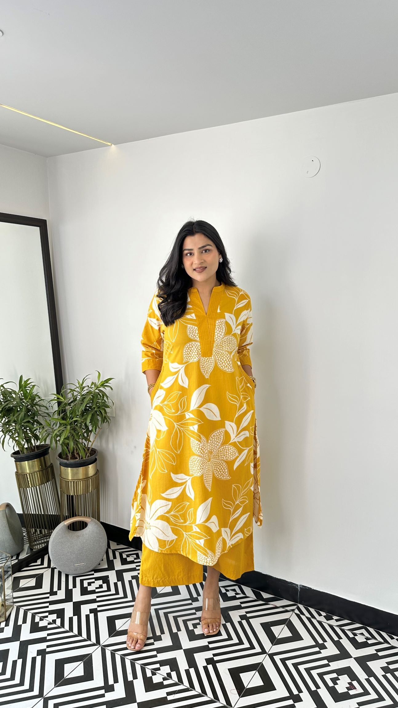 Aster Yellow Kurta Pants