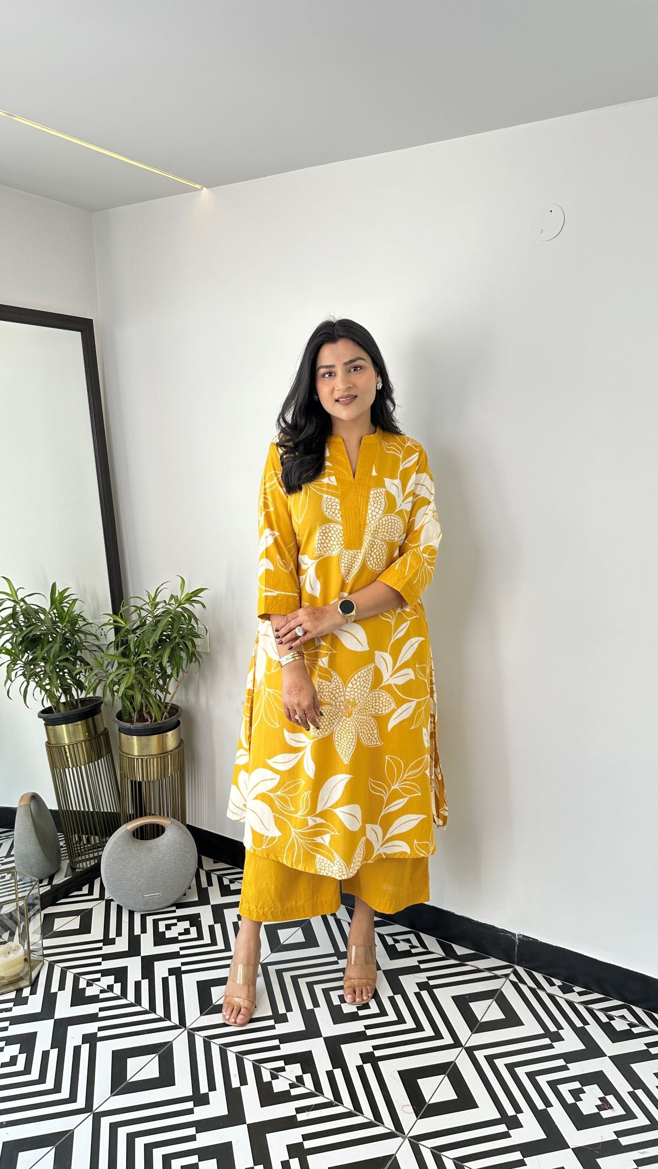 Aster Yellow Kurta Pants