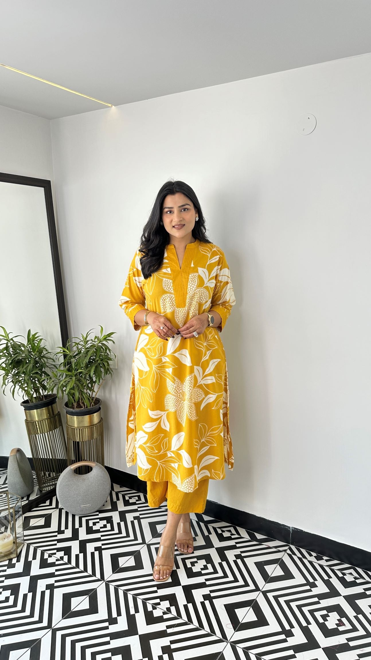 Aster Yellow Kurta Pants