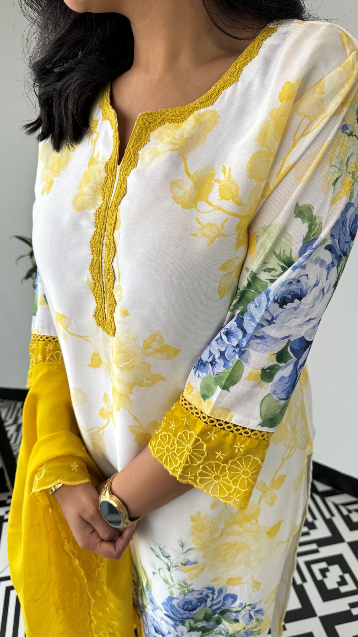 Charming Ivory Suit Set