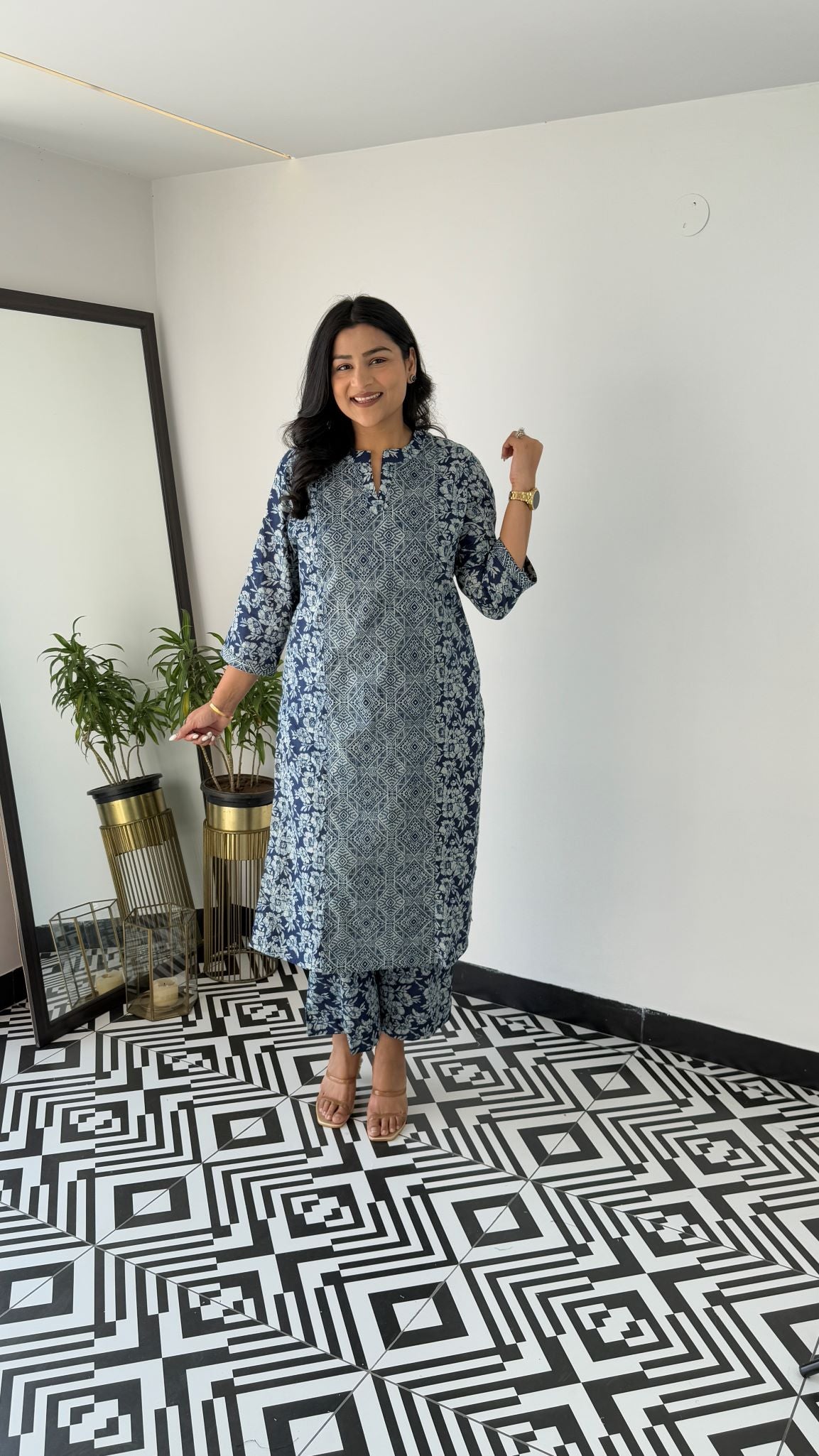 Dabu Bani Kurta Pants