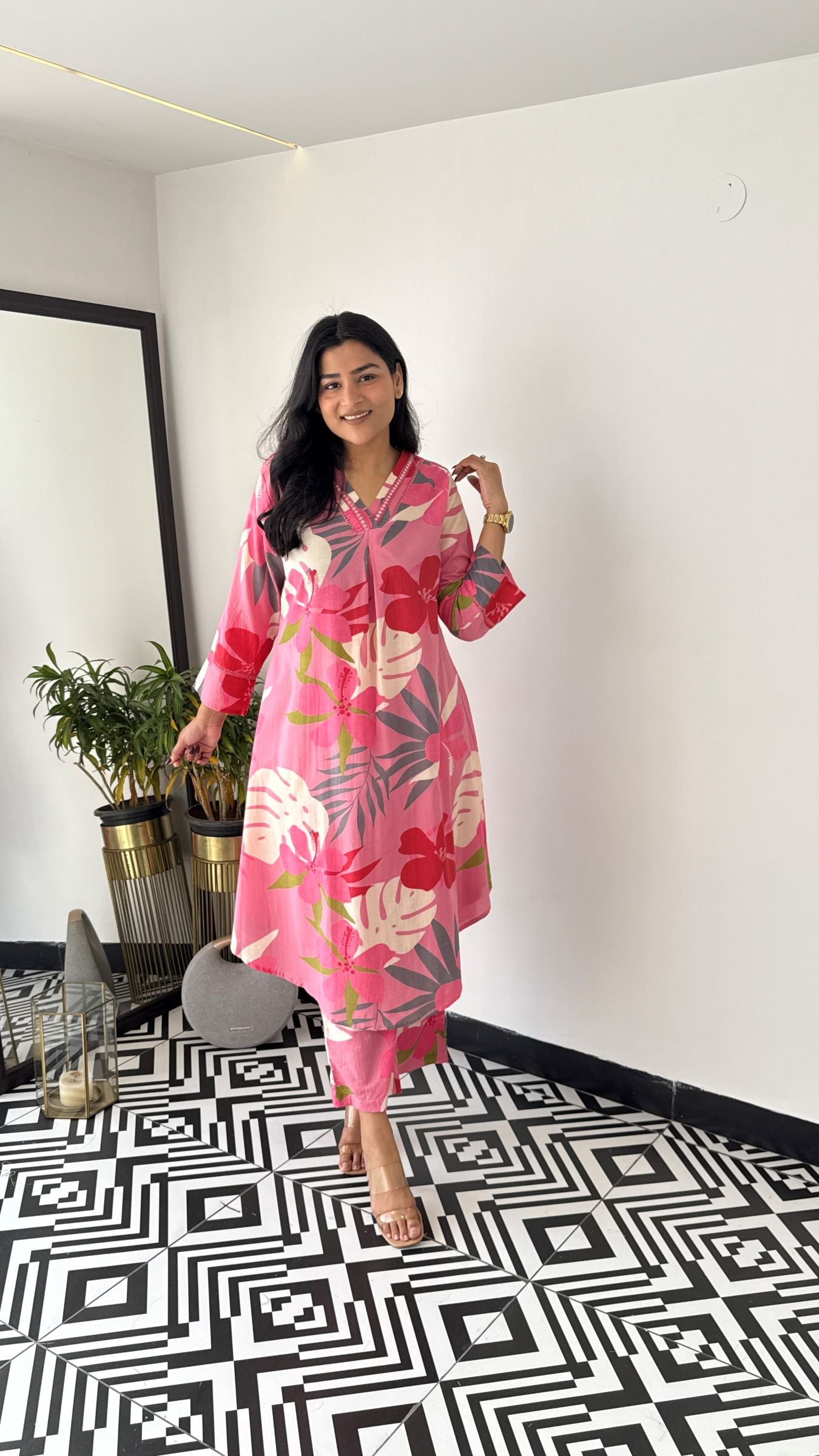 Iris Pink Kurta Pants