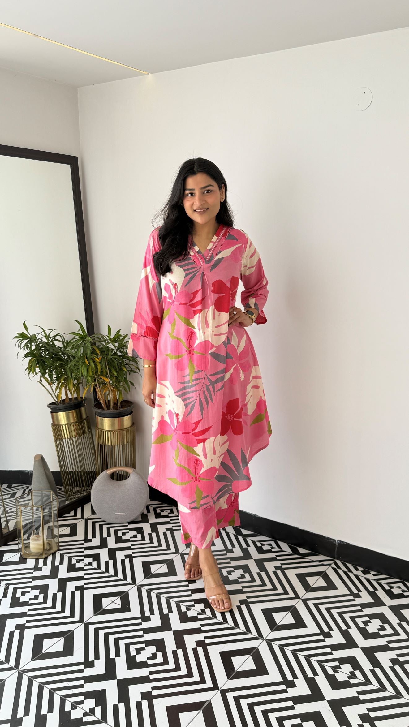 Iris Pink Kurta Pants