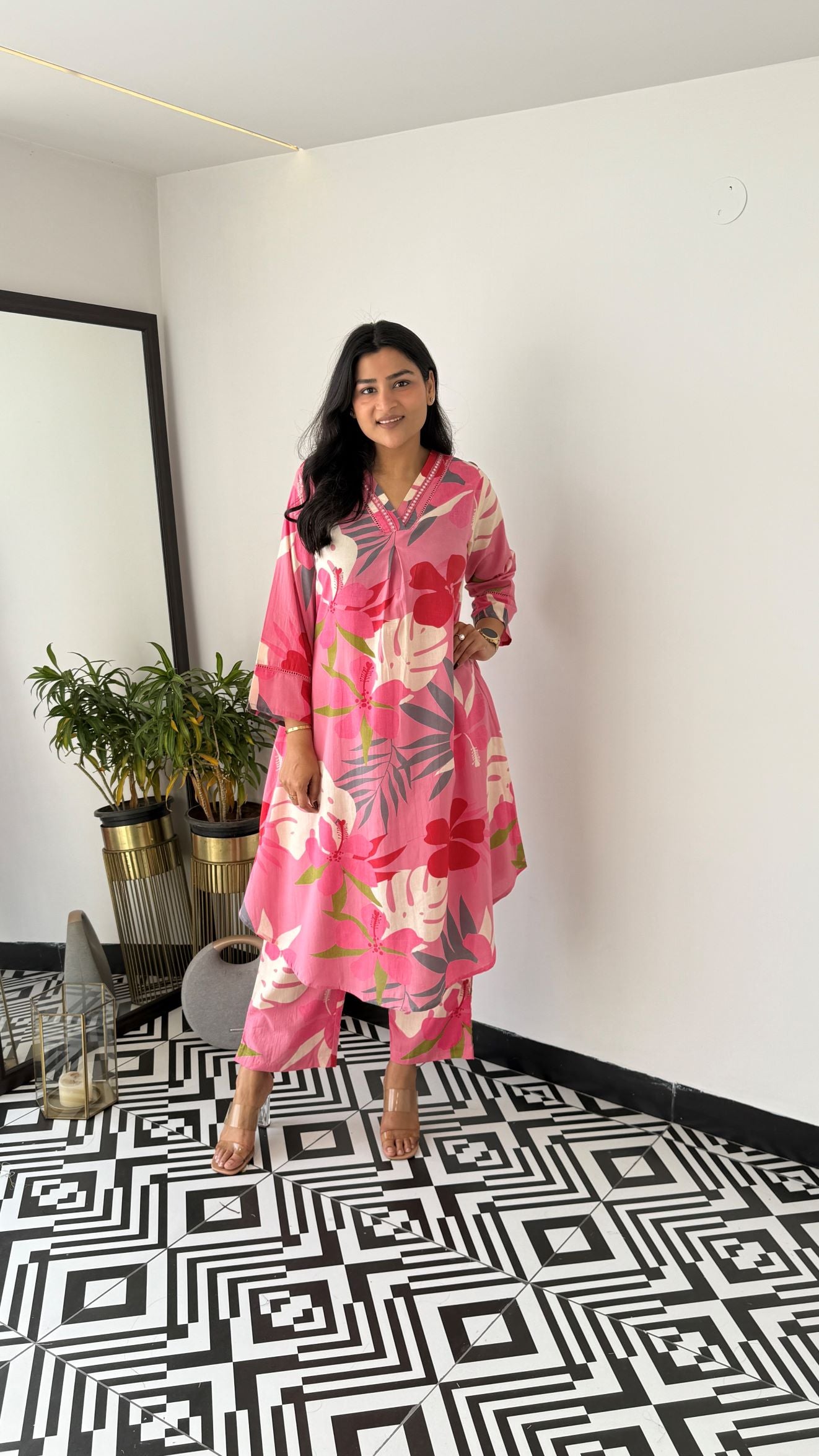 Iris Pink Kurta Pants