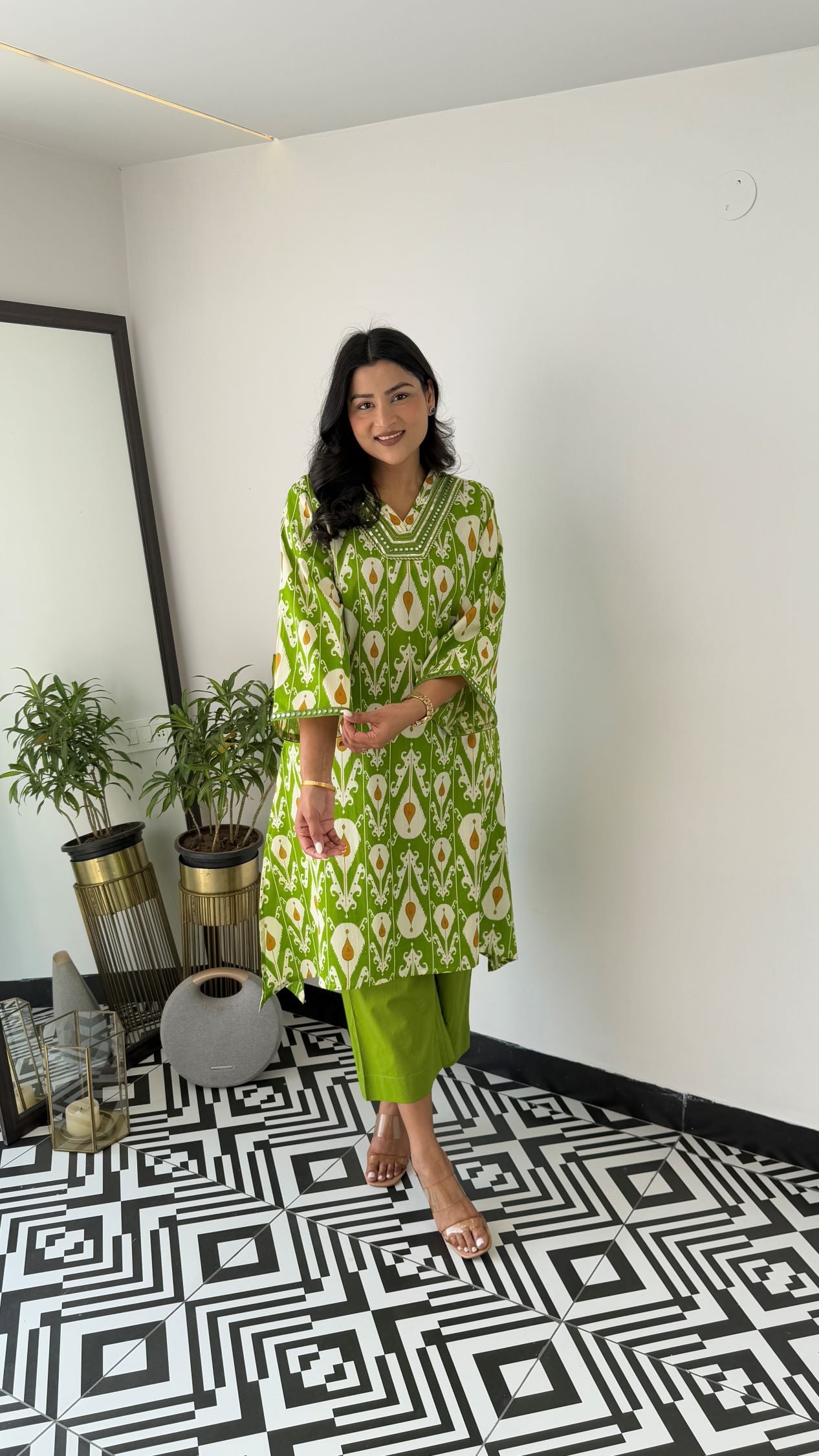 Regal Green Kurta Pants
