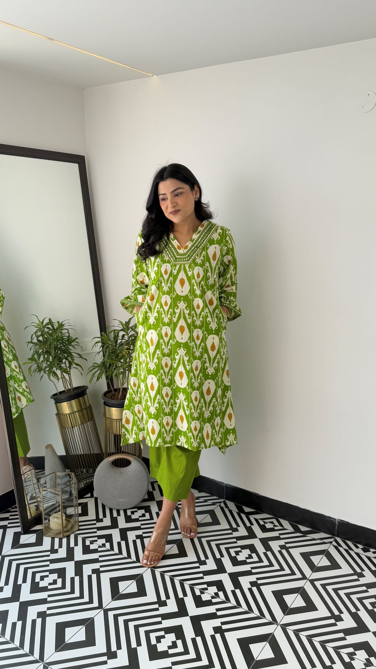 Regal Green Kurta Pants