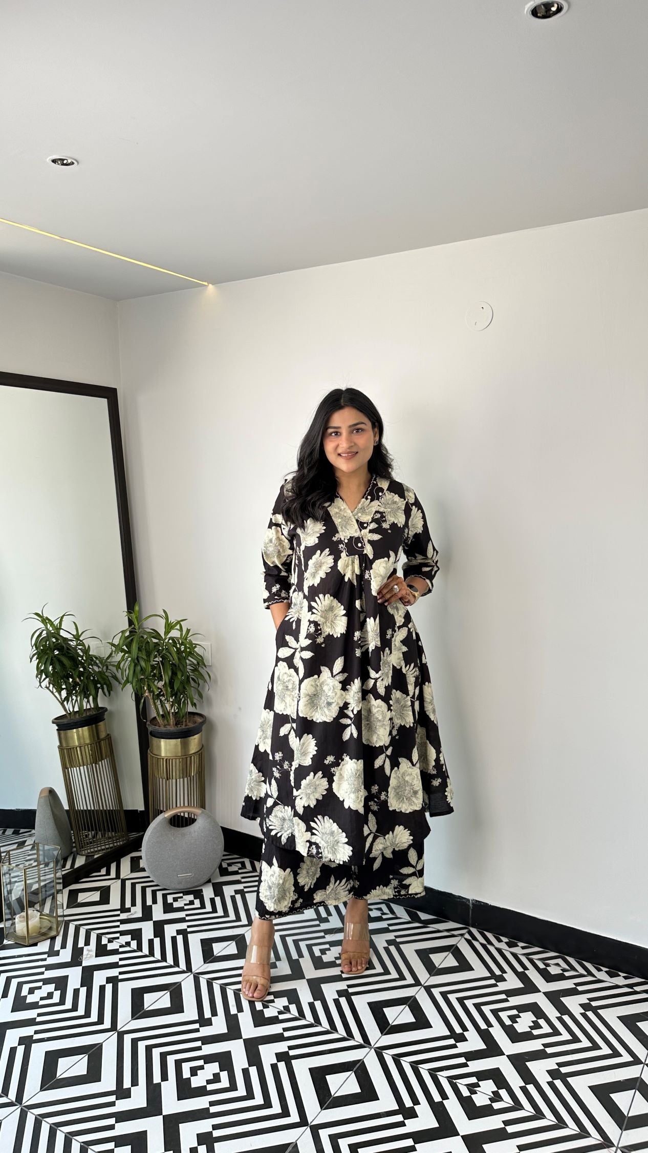 Staple Black Bling Kurta Pants