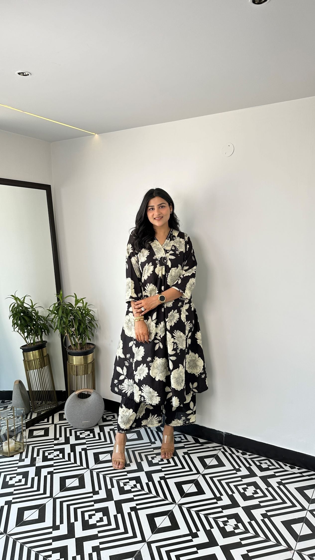 Staple Black Bling Kurta Pants