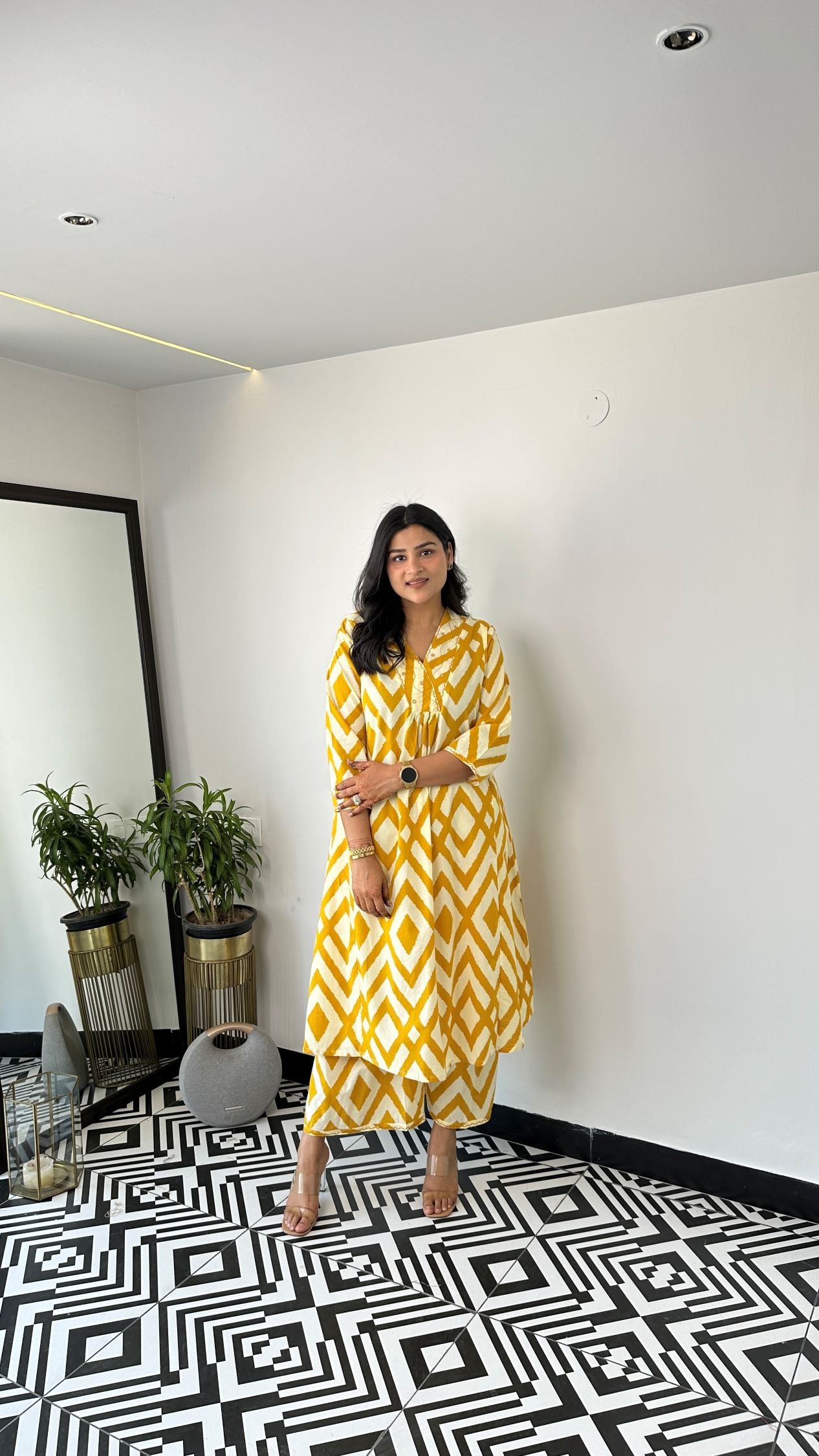 Staple Yellow Boho Kurta Pants