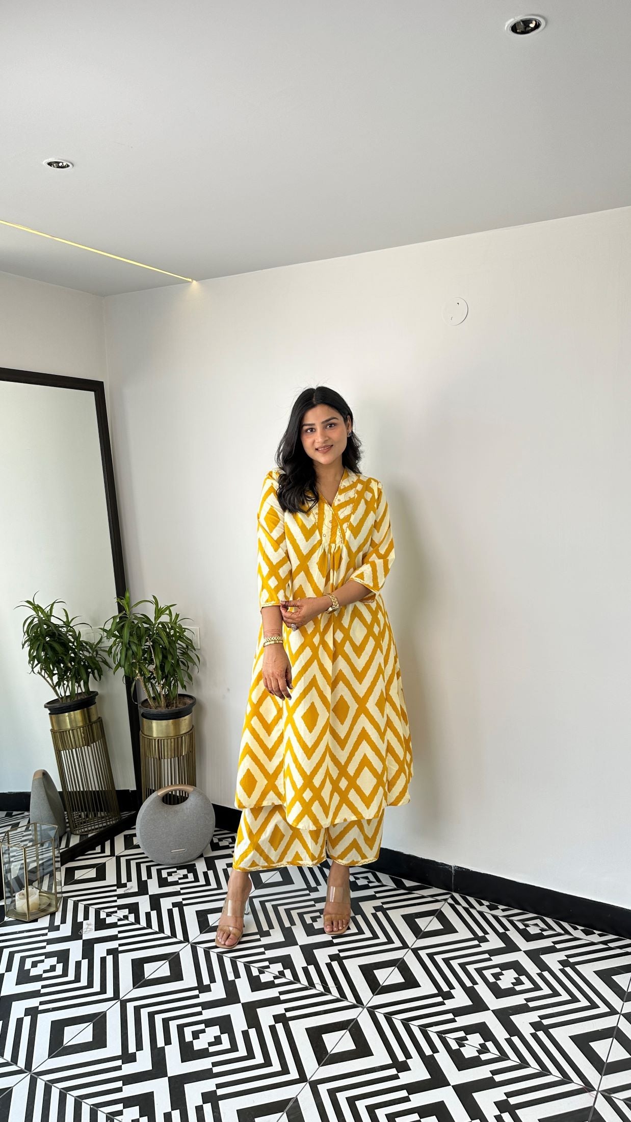 Staple Yellow Boho Kurta Pants