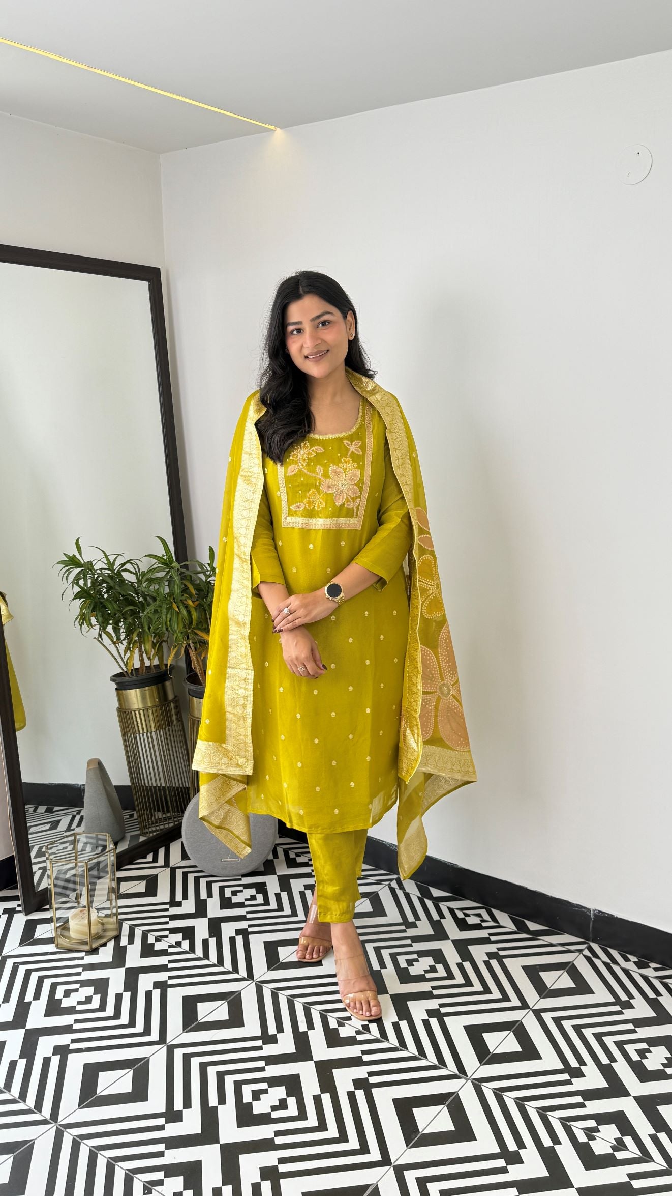 Falak Yellow Suit Set