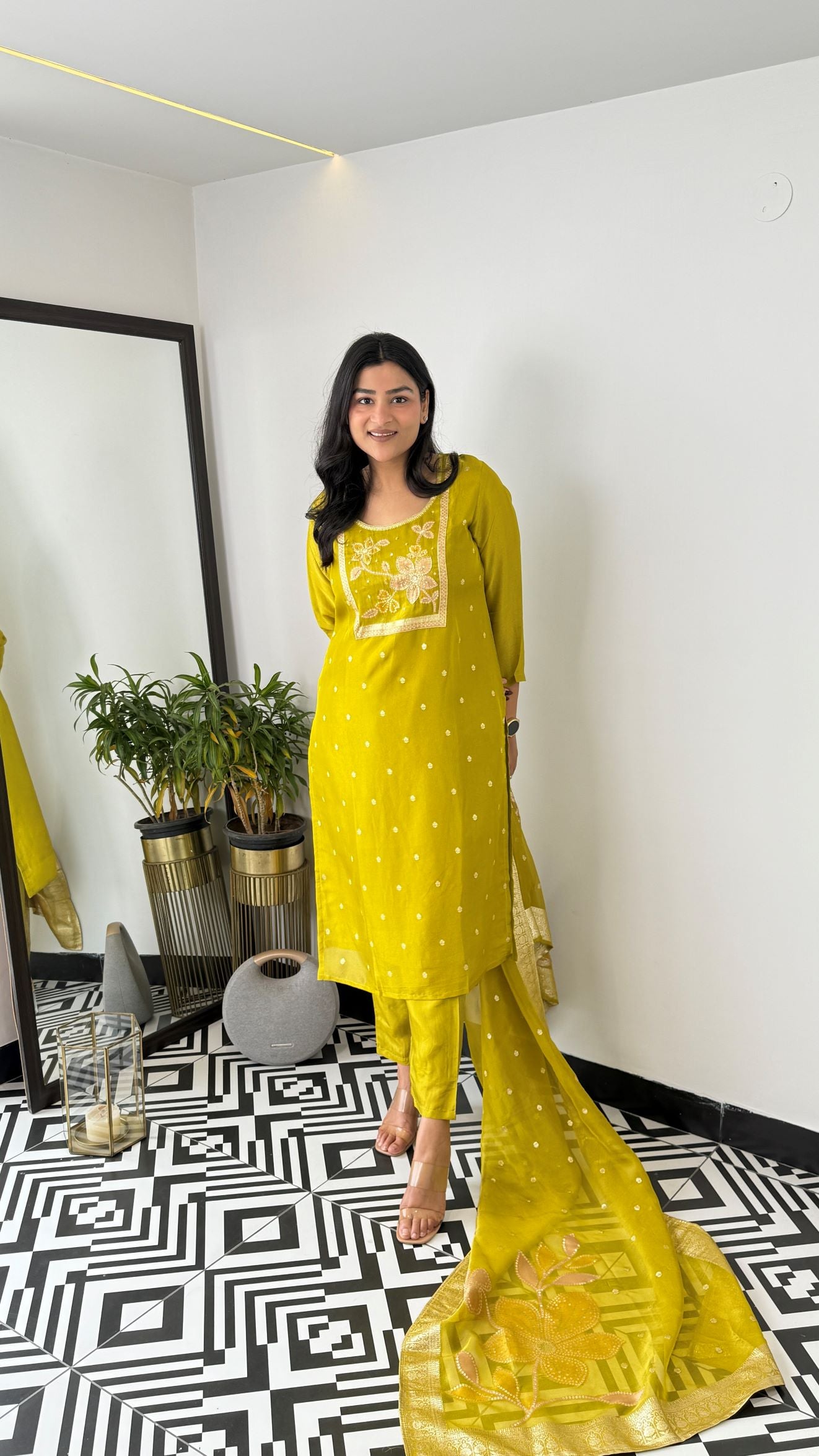Falak Yellow Suit Set