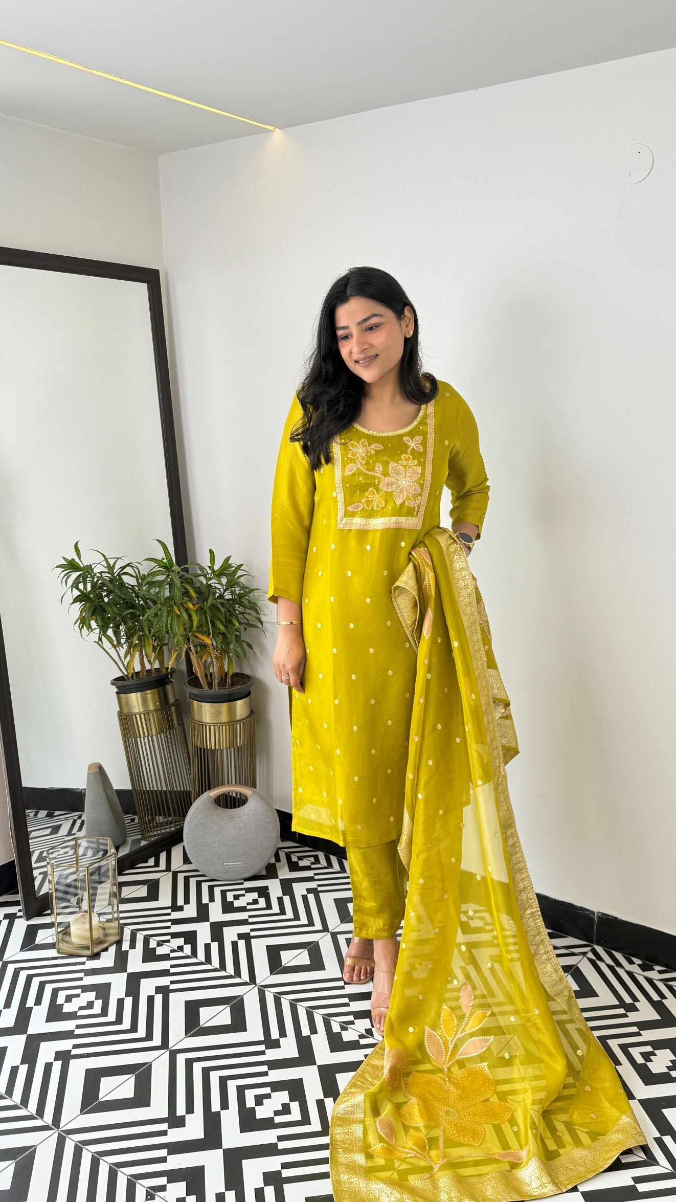 Falak Yellow Suit Set
