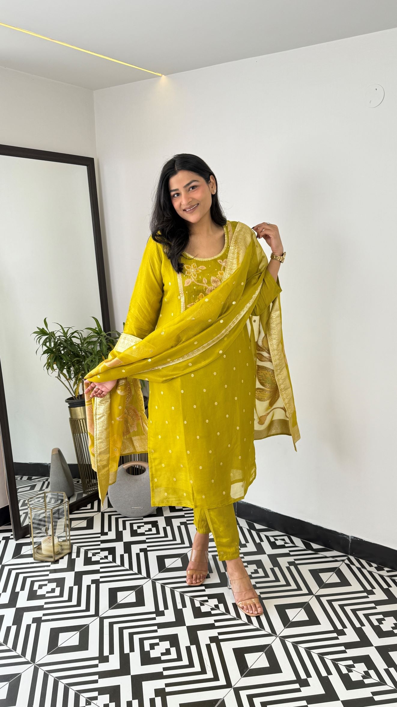 Falak Yellow Suit Set