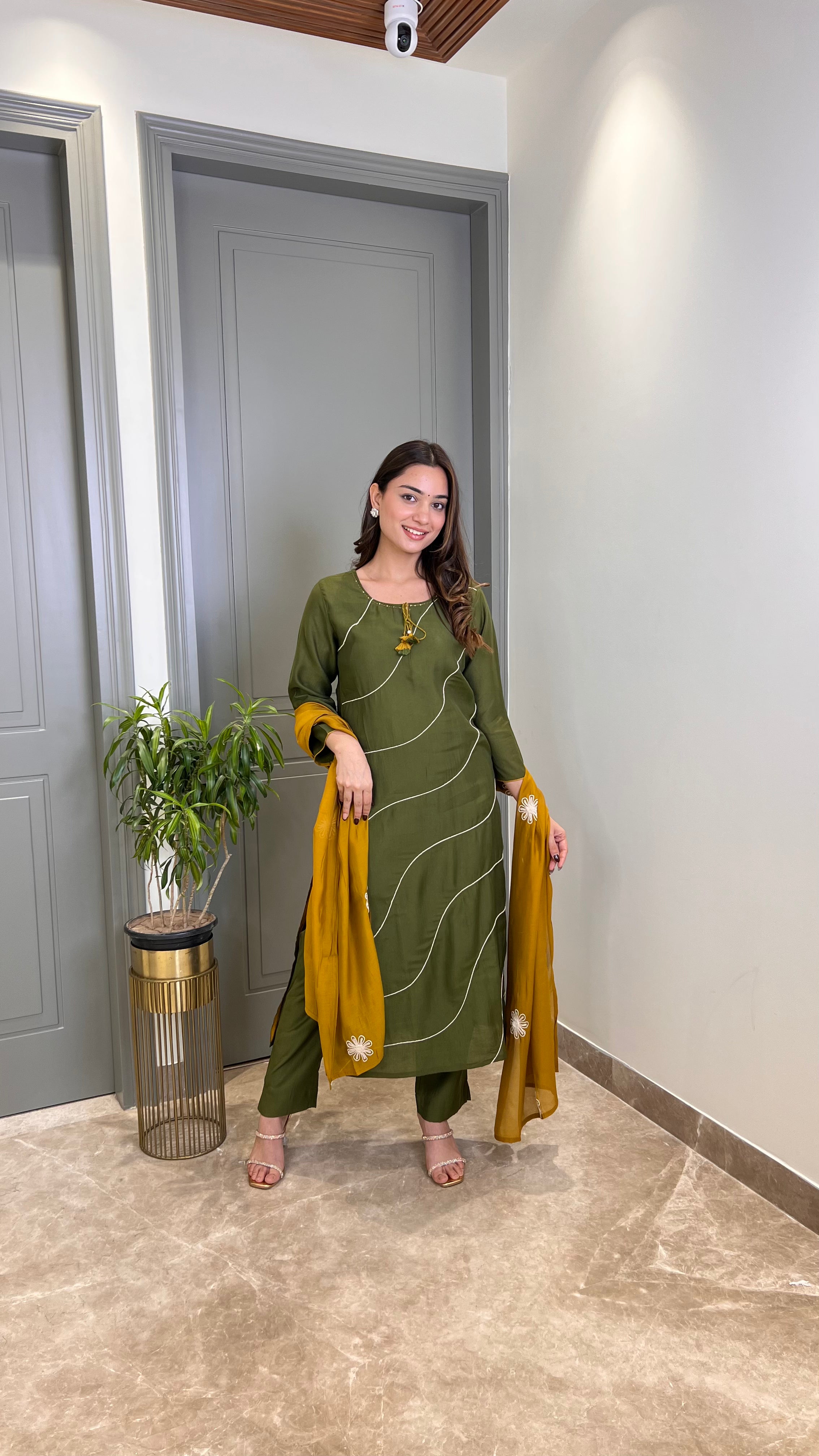 Sifat Green Suit Set