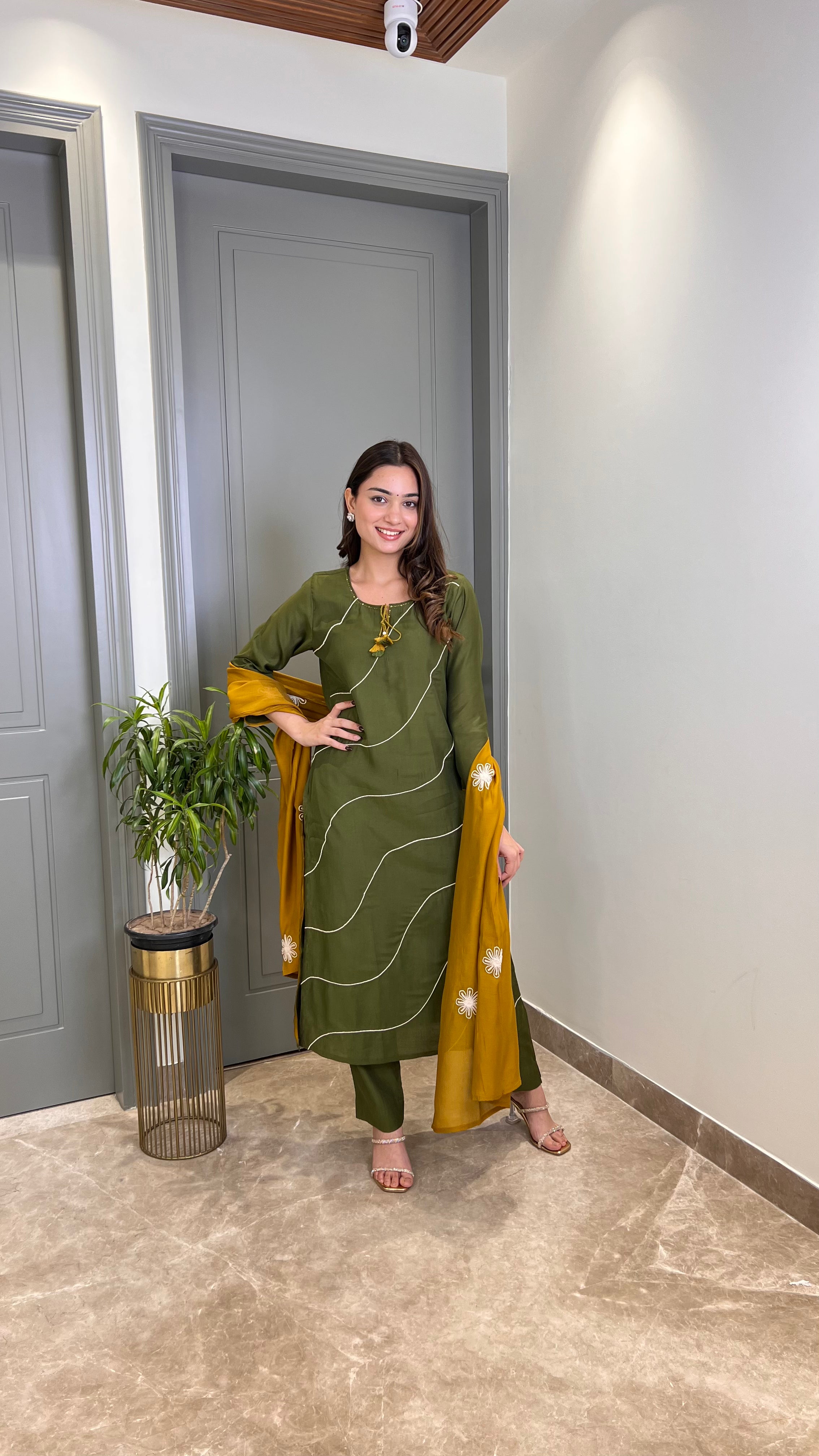 Sifat Green Suit Set