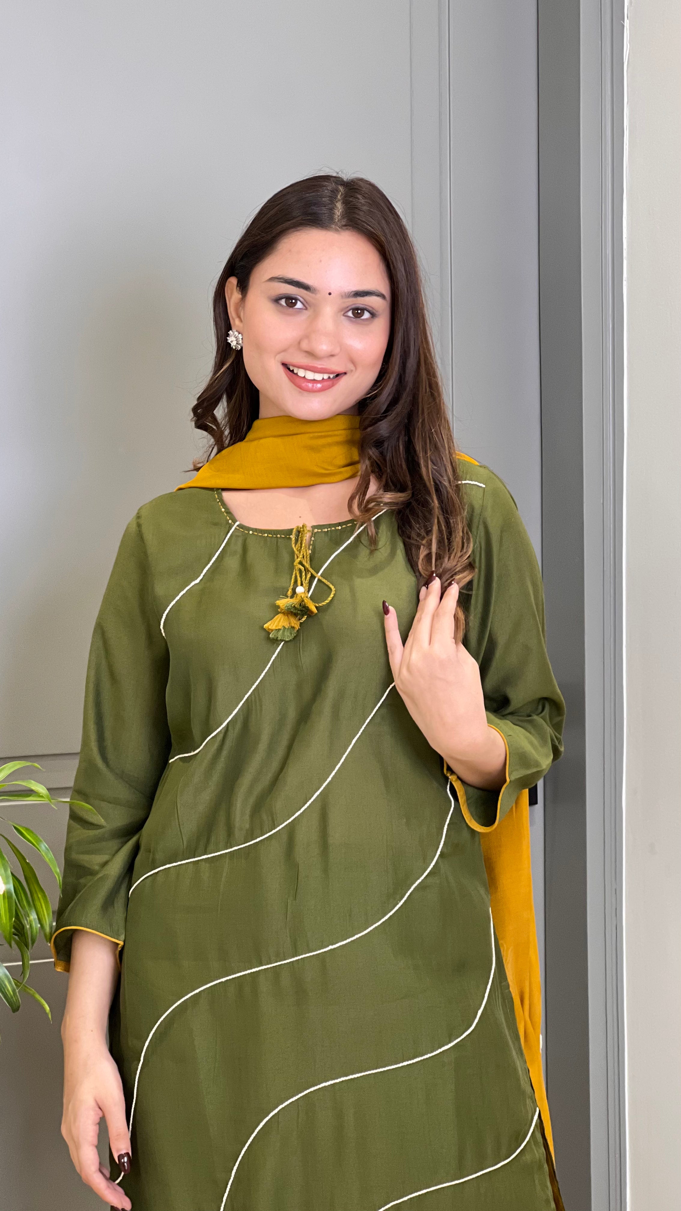 Sifat Green Suit Set