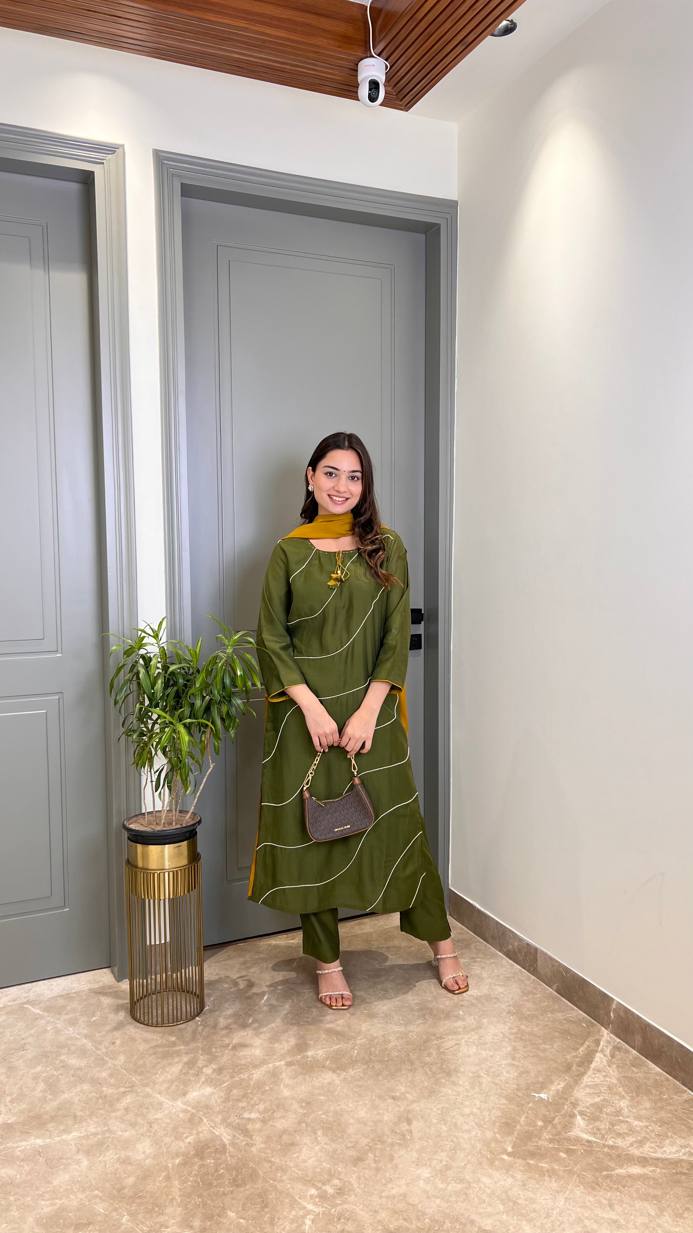 Sifat Green Suit Set