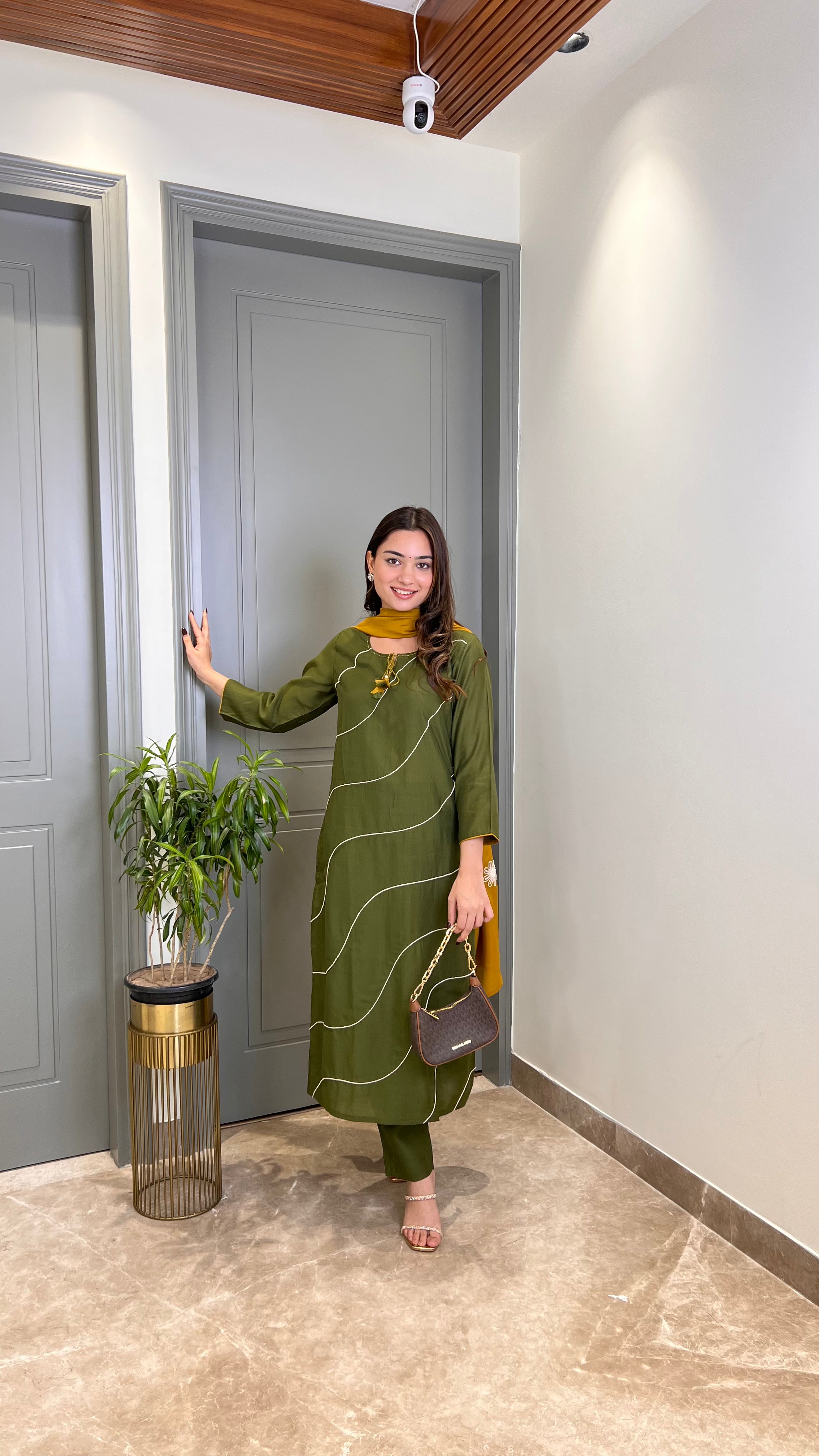 Sifat Green Suit Set