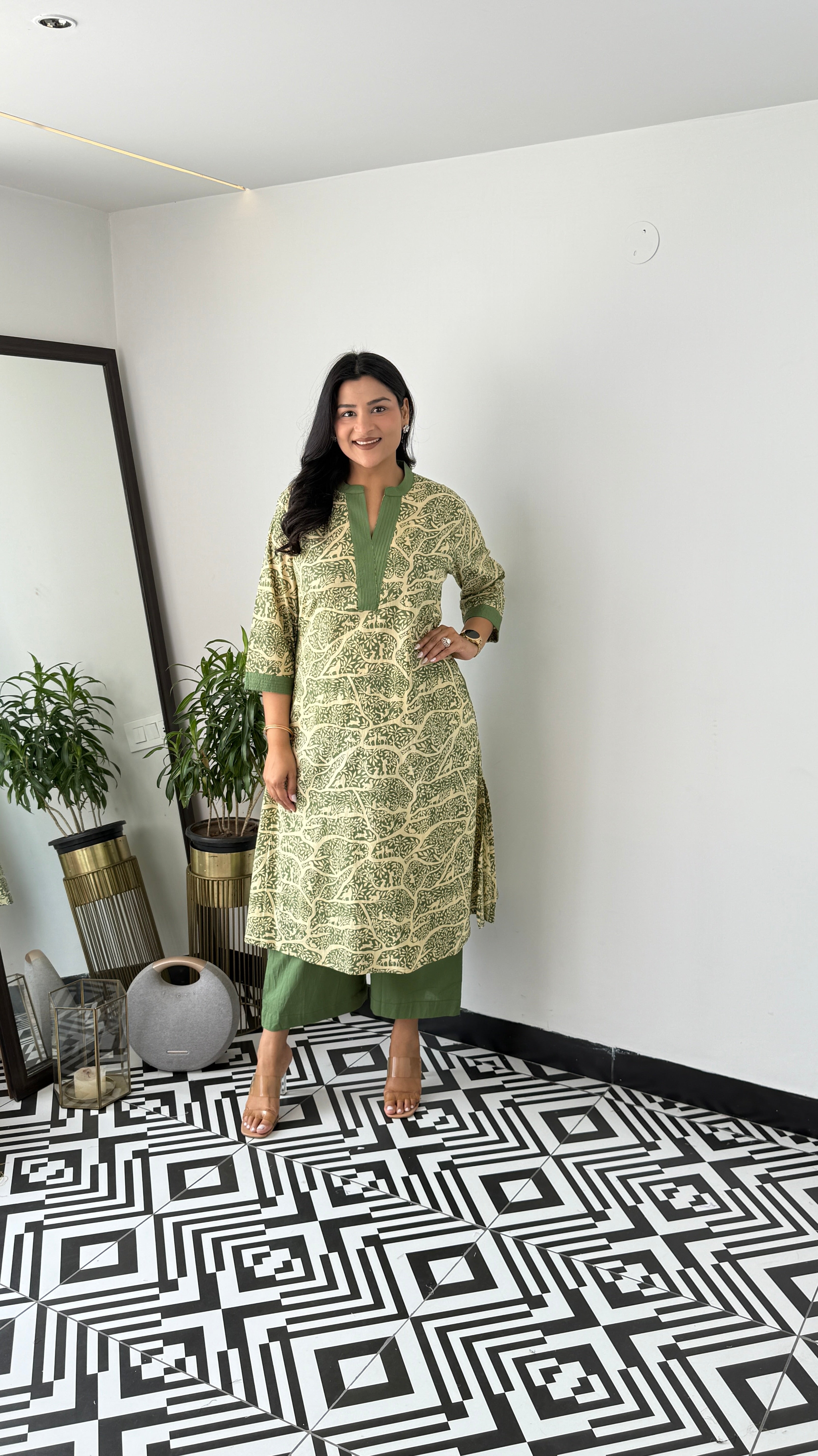 Jungle Green Kurta Pants