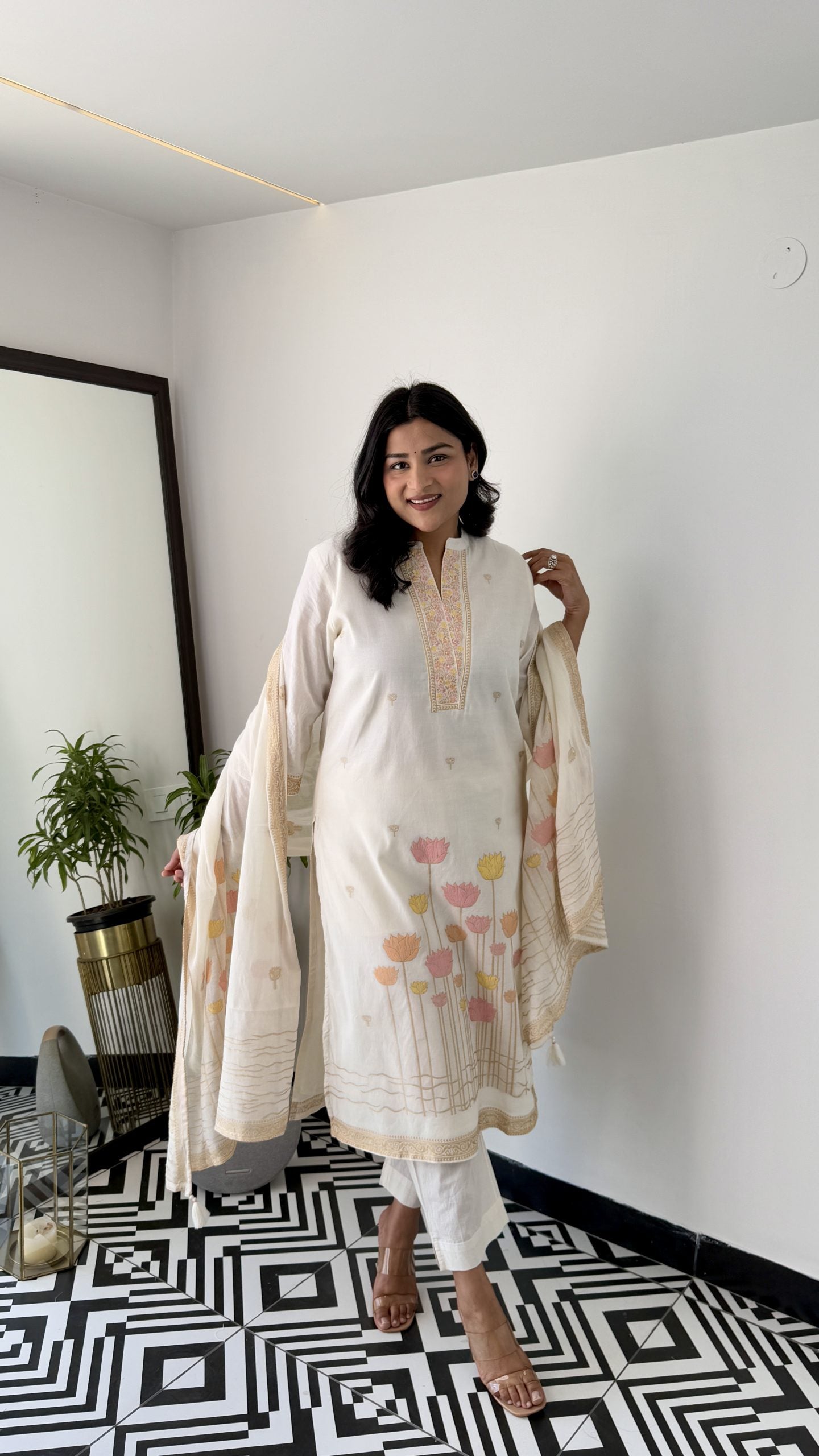 Jamdani Lehar Suit Set