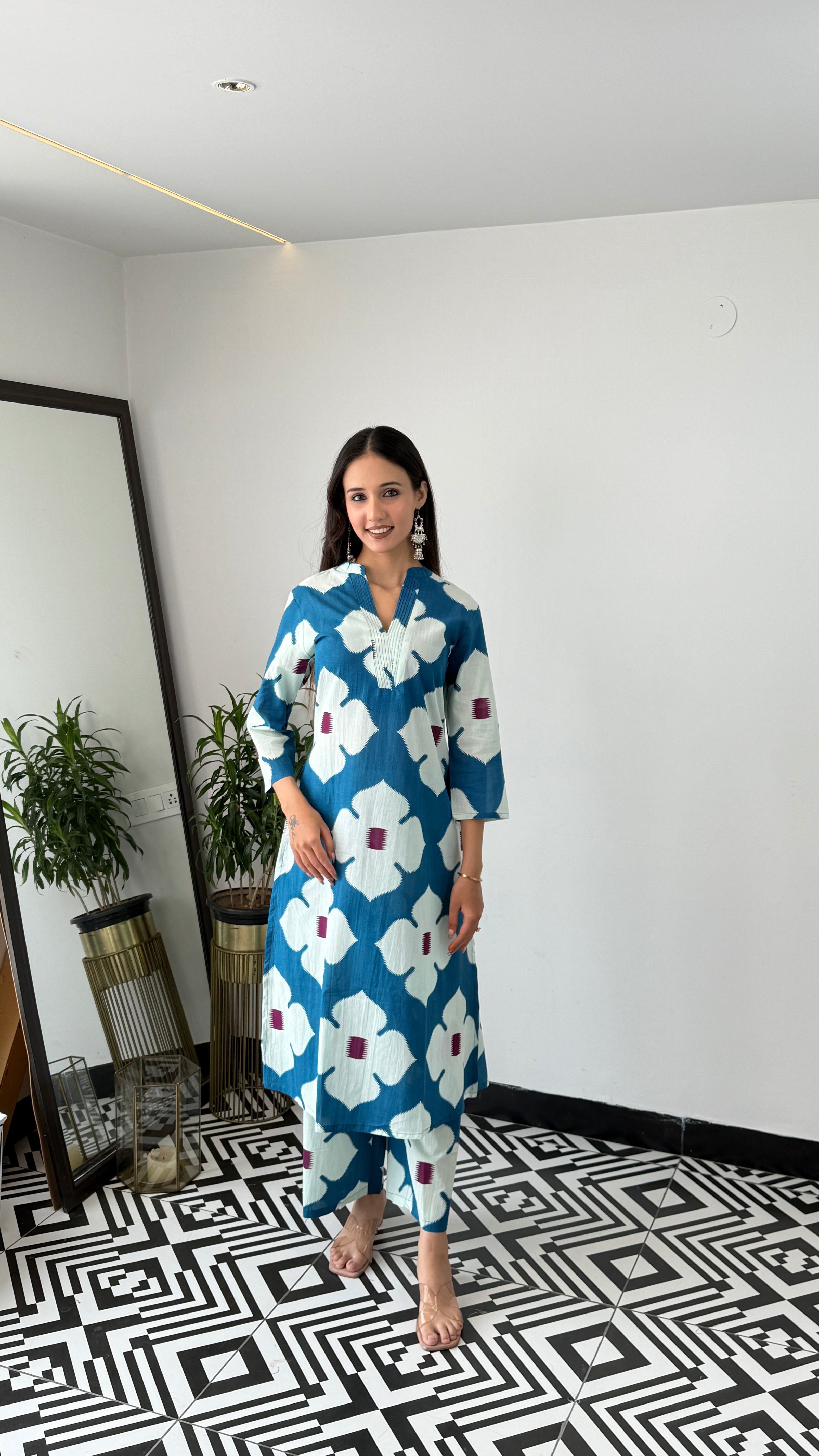 Aarna Teal Kurta Pants