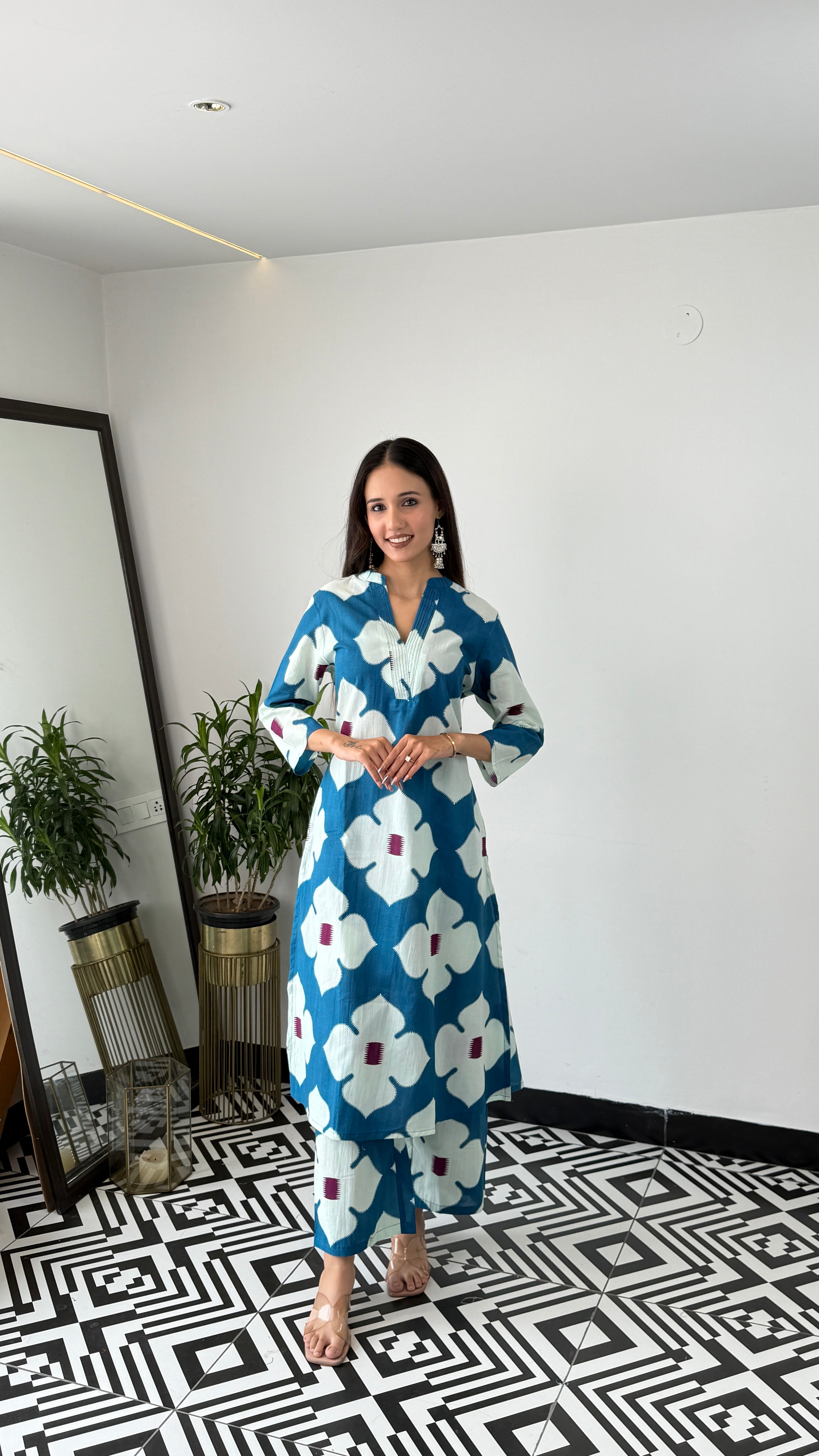 Aarna Teal Kurta Pants