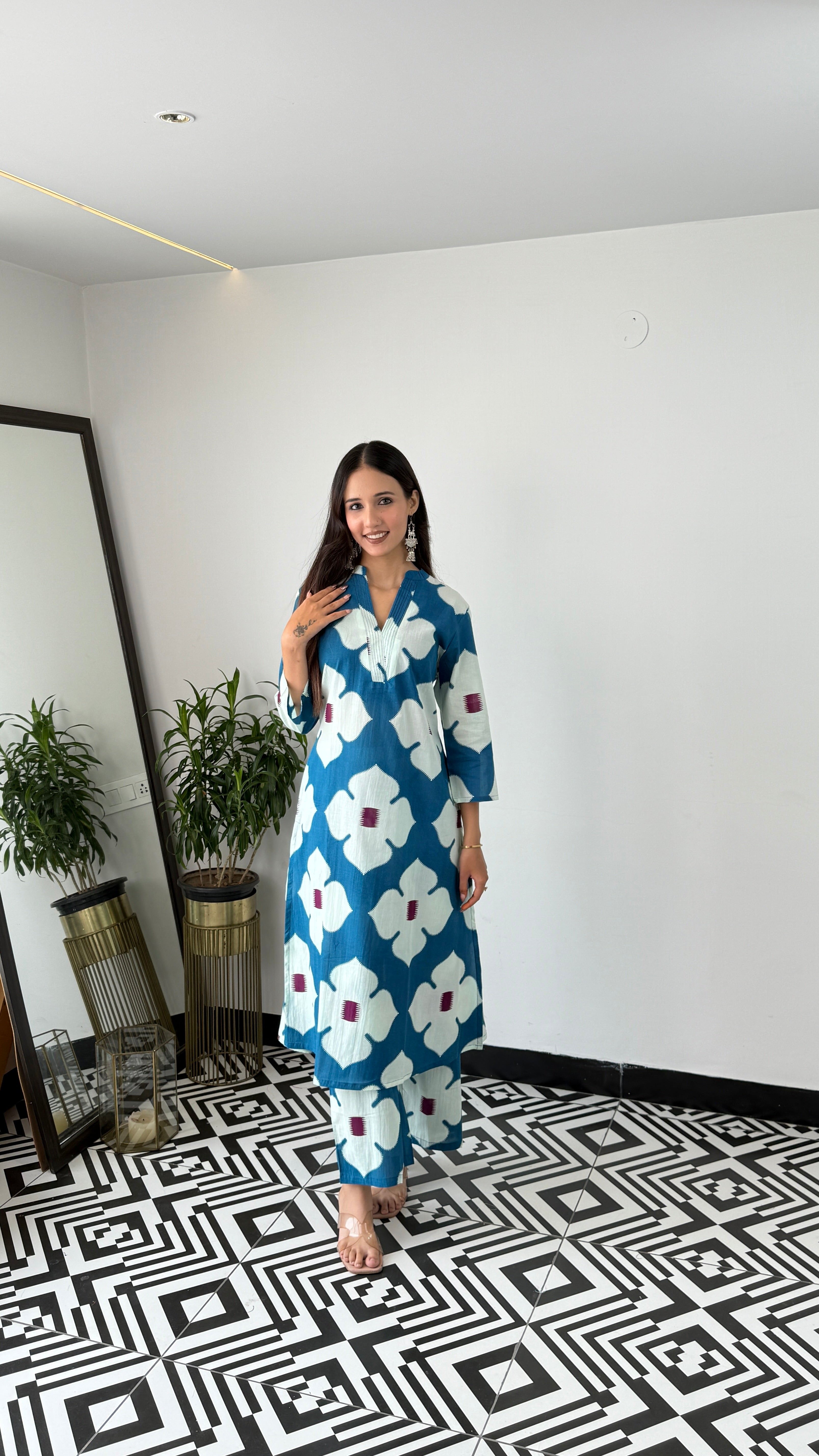 Aarna Teal Kurta Pants