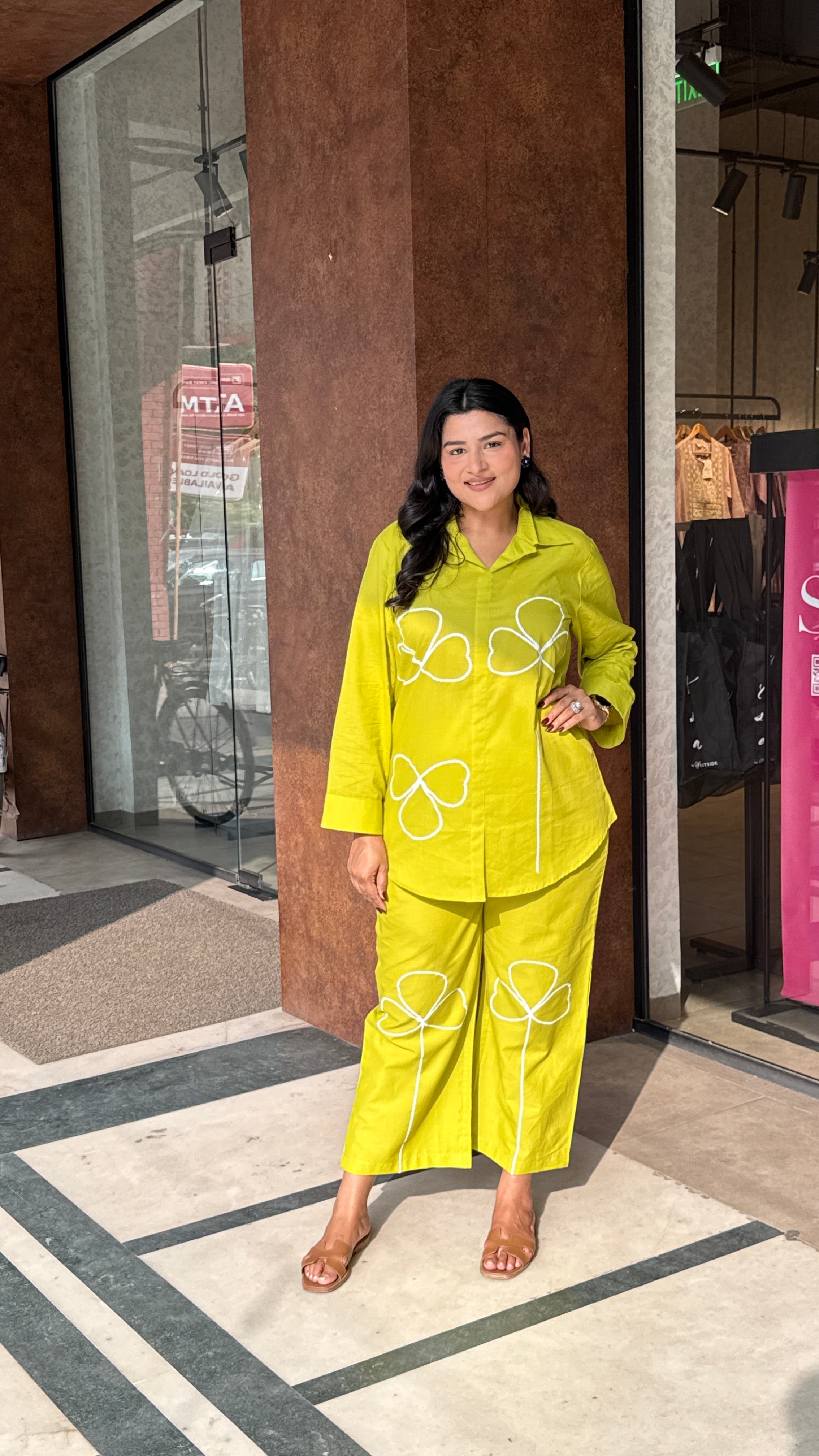 Poppy Green Cord Set