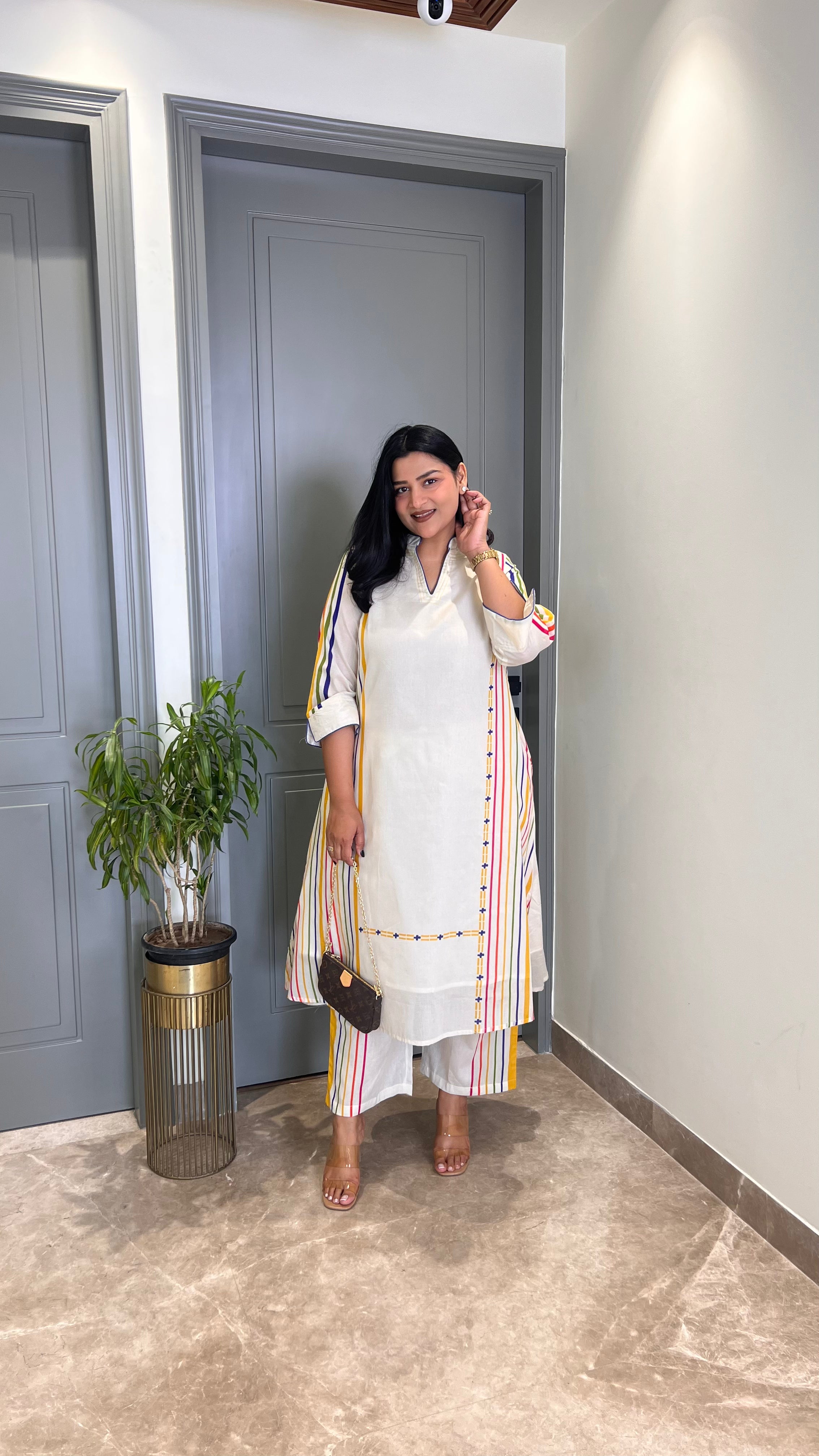 Premium Mul Floral Kurta Pants shrisa.in