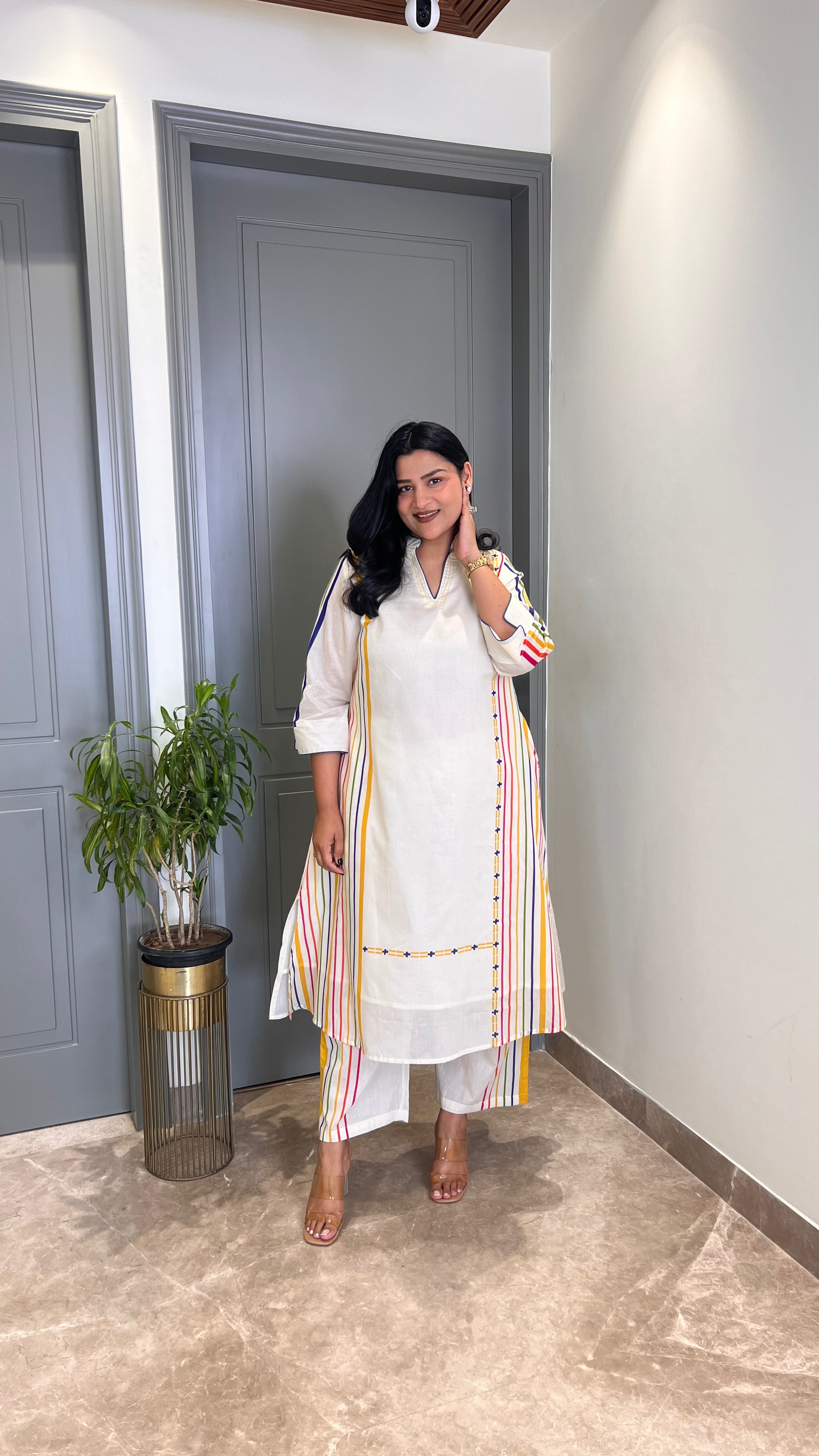 Premium Mul Floral Kurta Pants shrisa.in