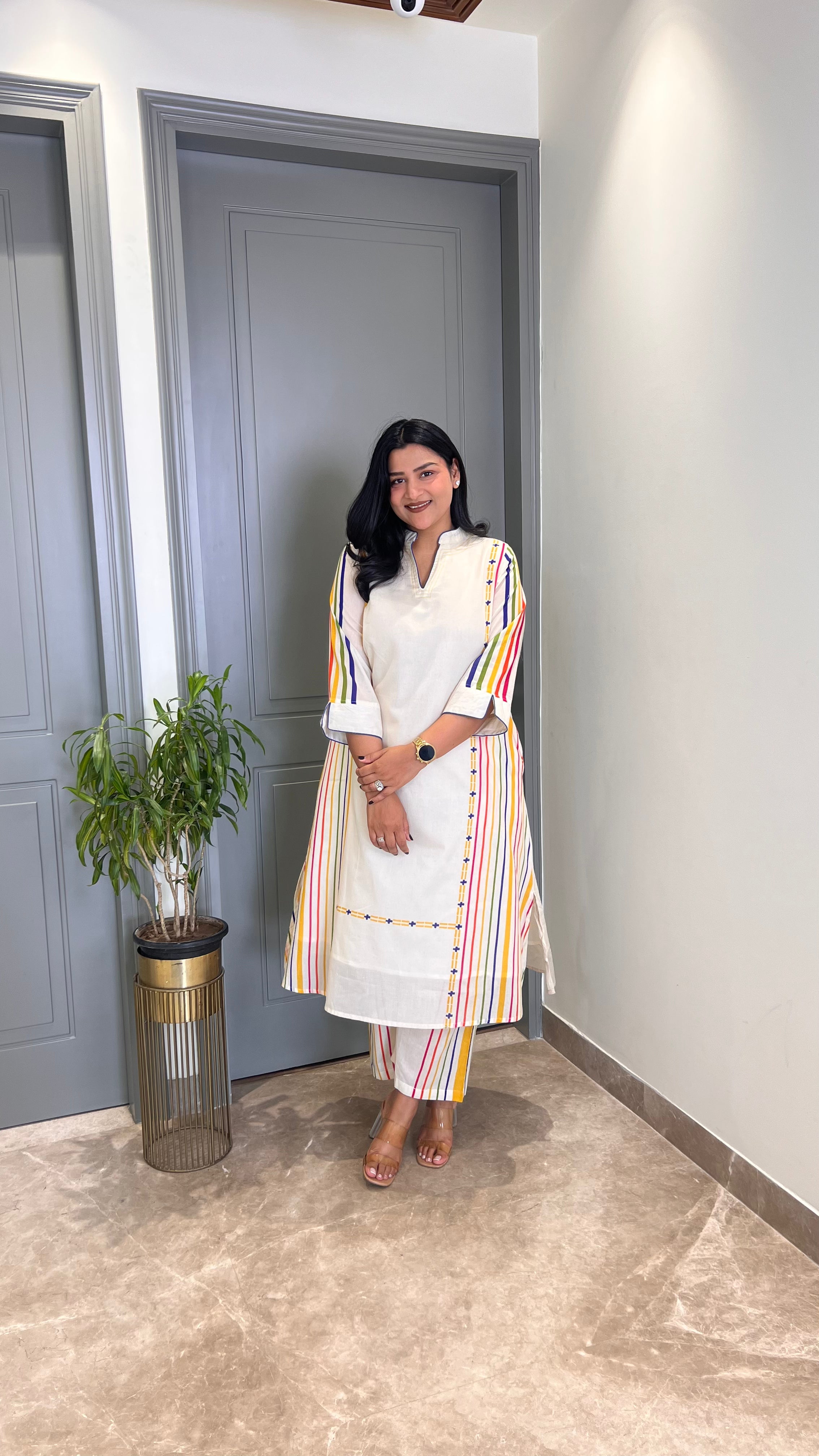 Premium Mul Floral Kurta Pants shrisa.in