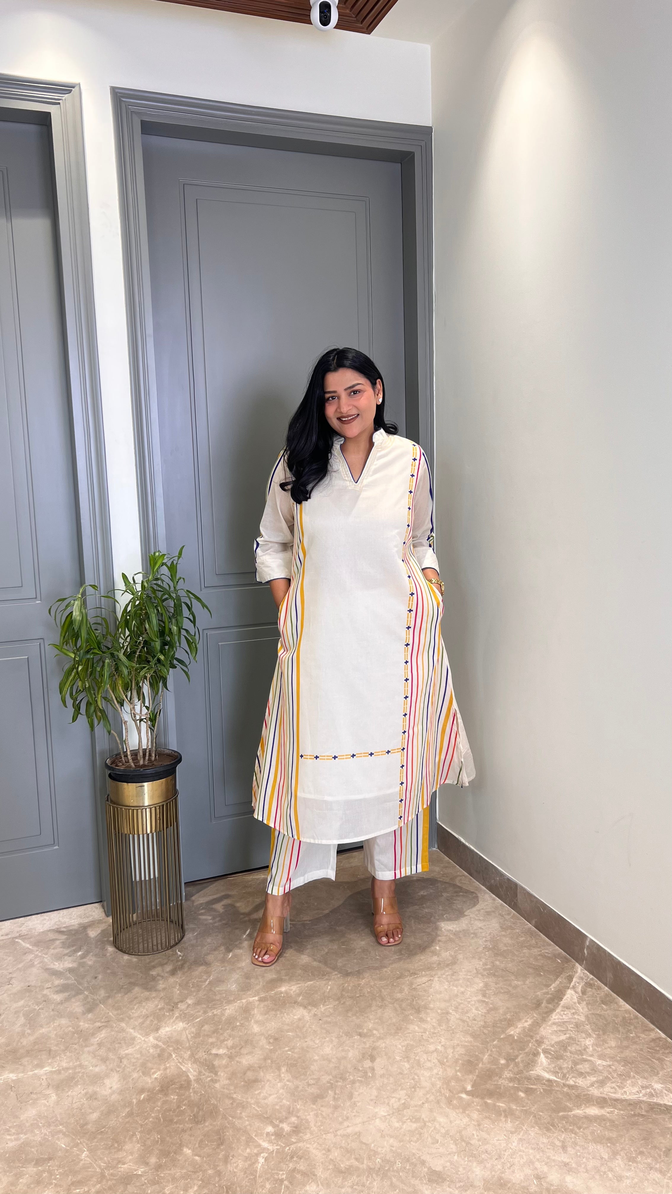 Premium Mul Floral Kurta Pants shrisa.in