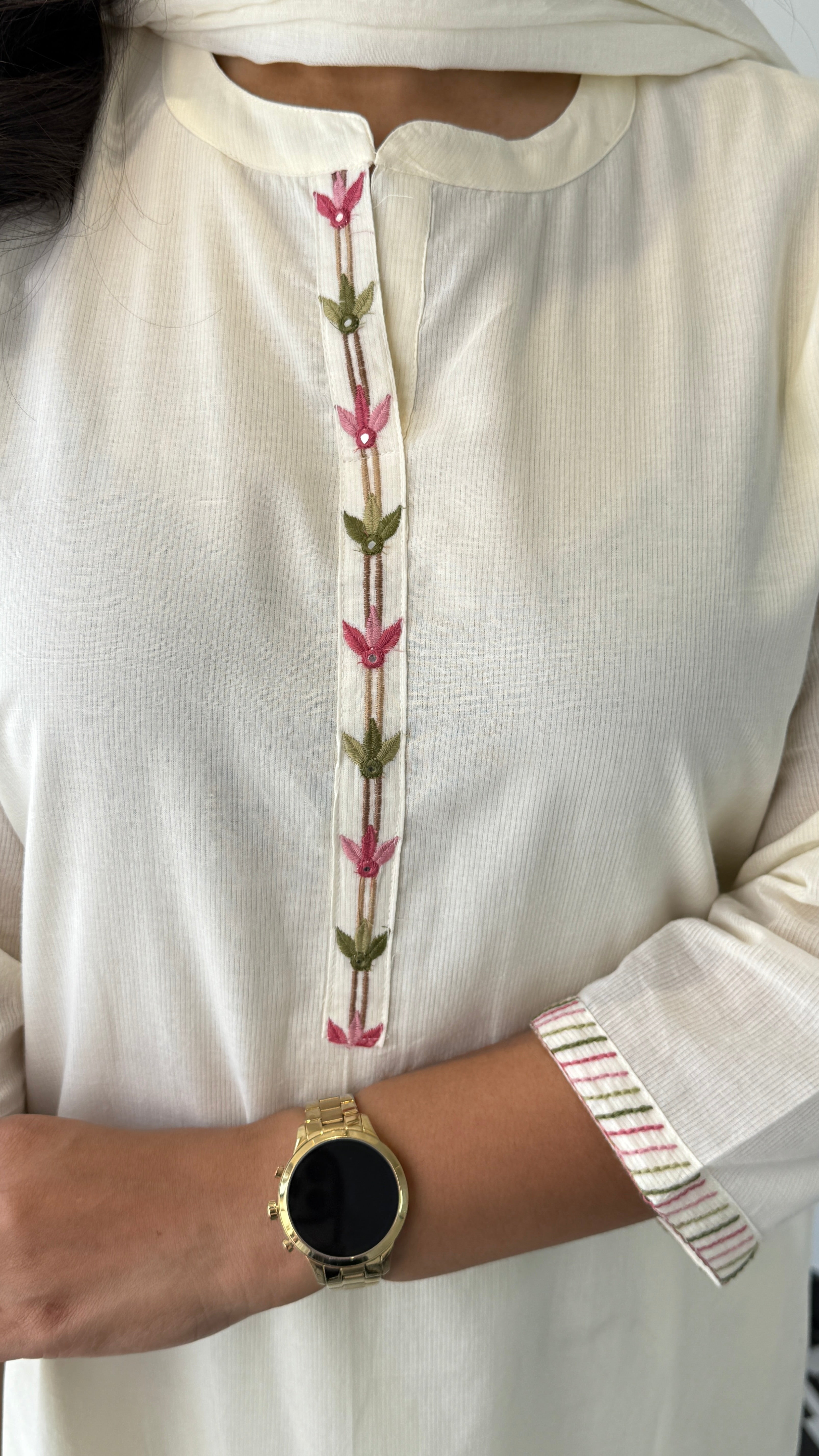 Ivory Tropical Suit Set