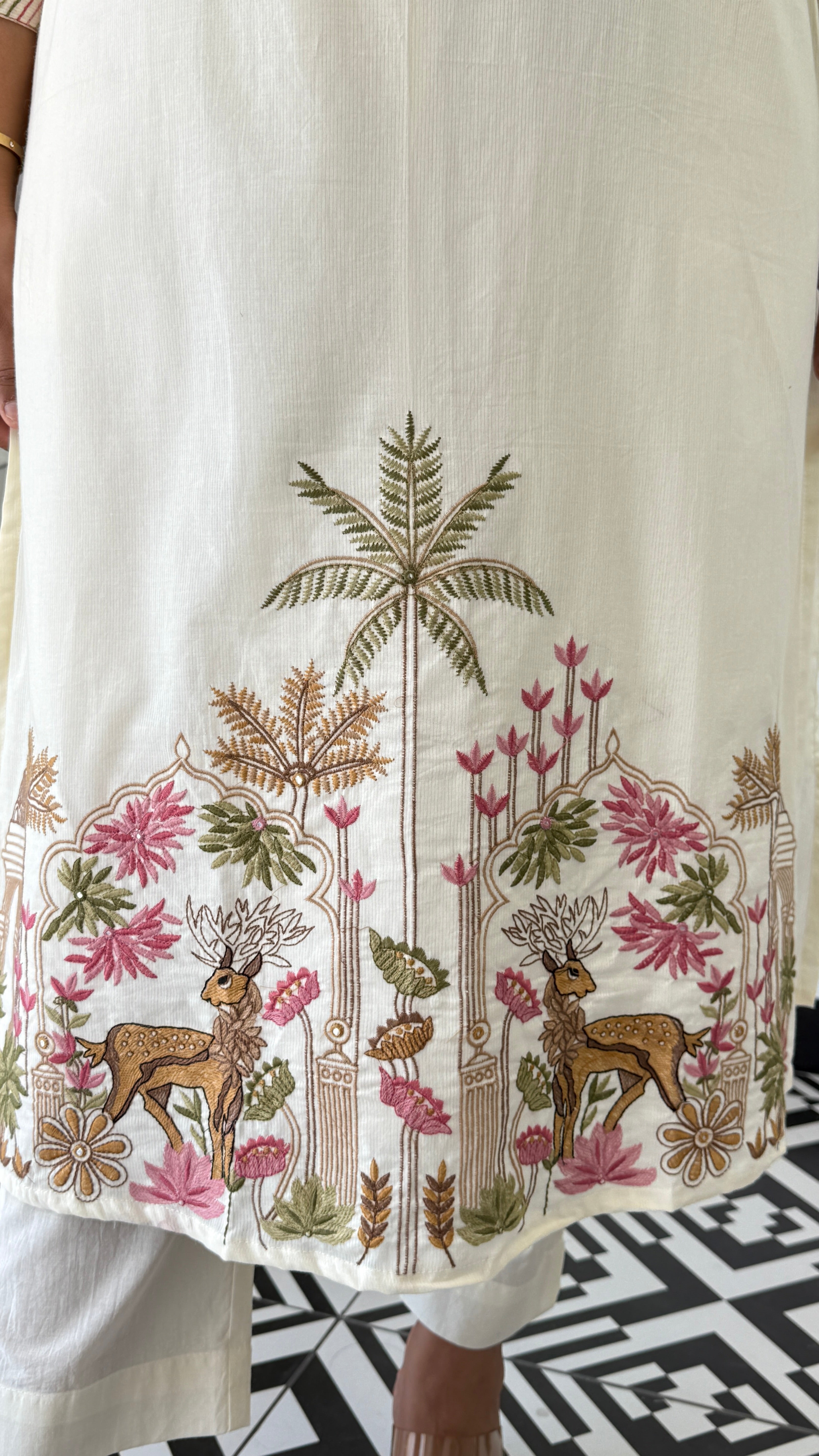 Ivory Tropical Suit Set