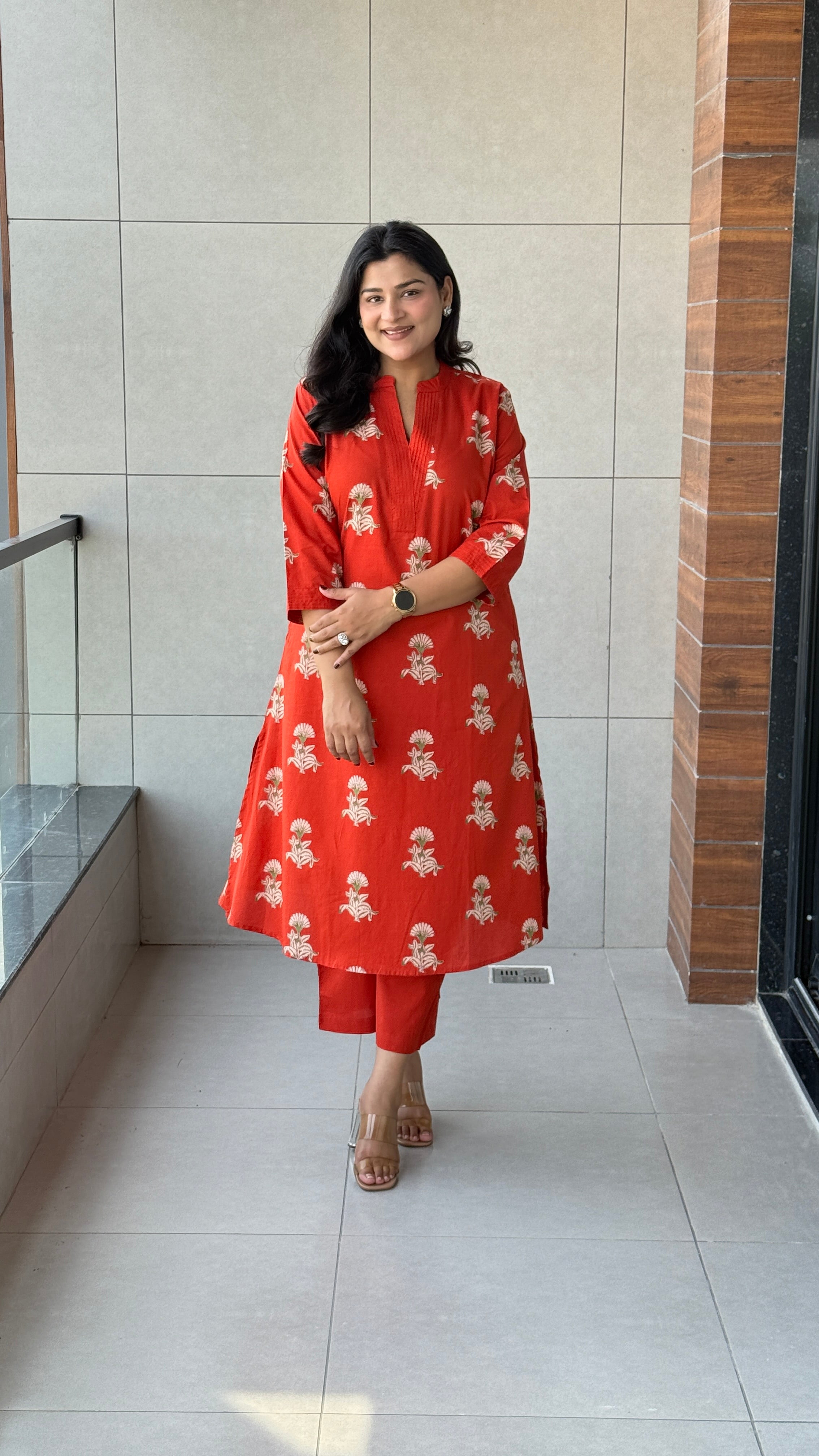 Maesha Rust Kurta Pants