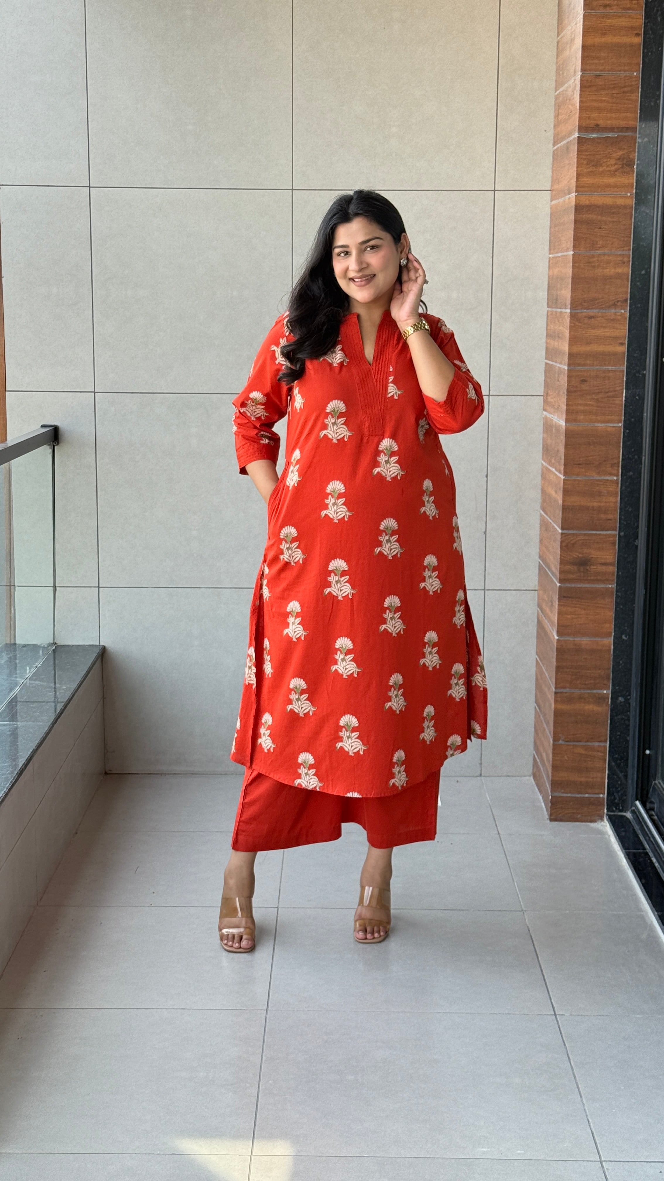 Maesha Rust Kurta Pants