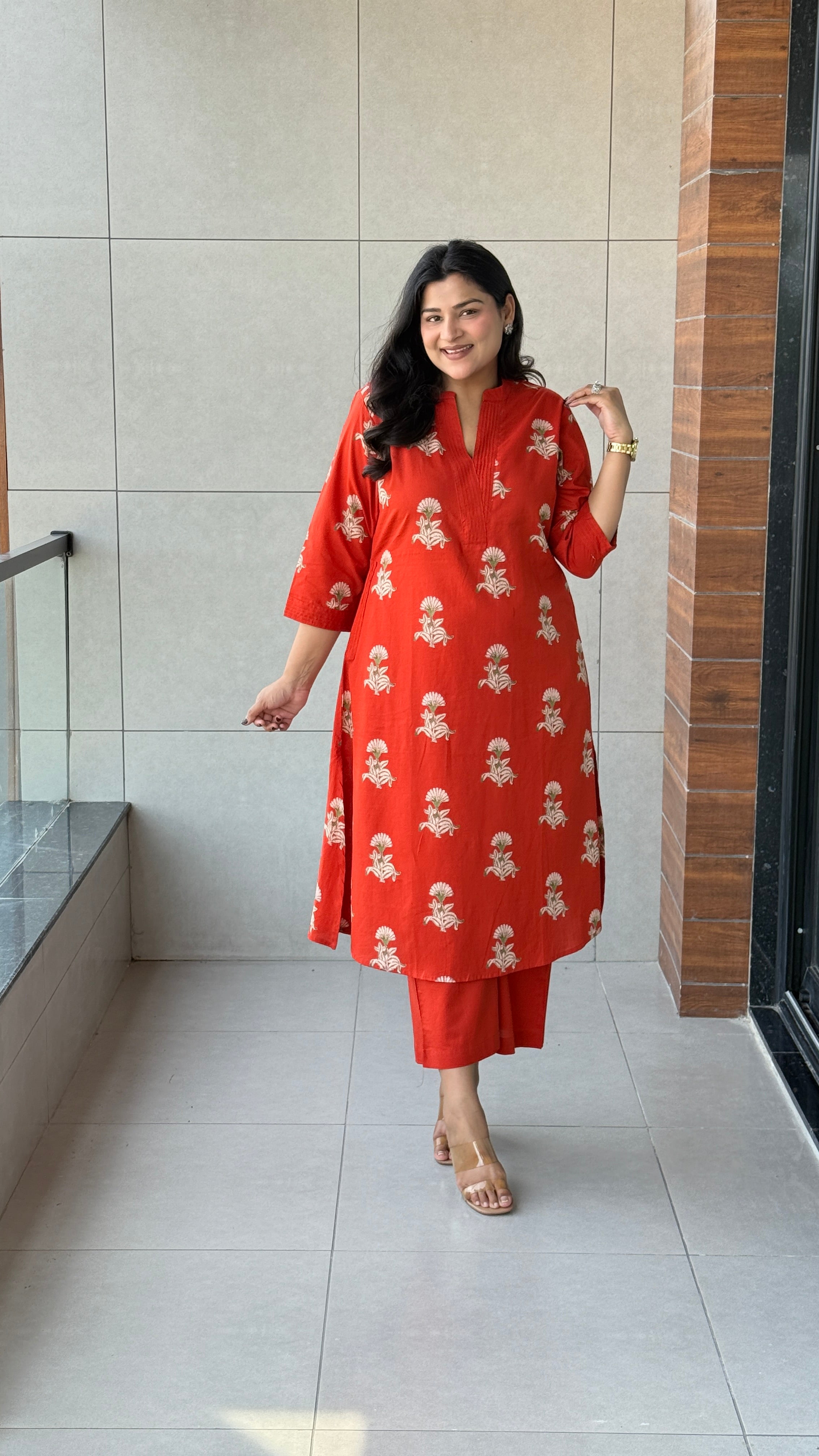 Maesha Rust Kurta Pants